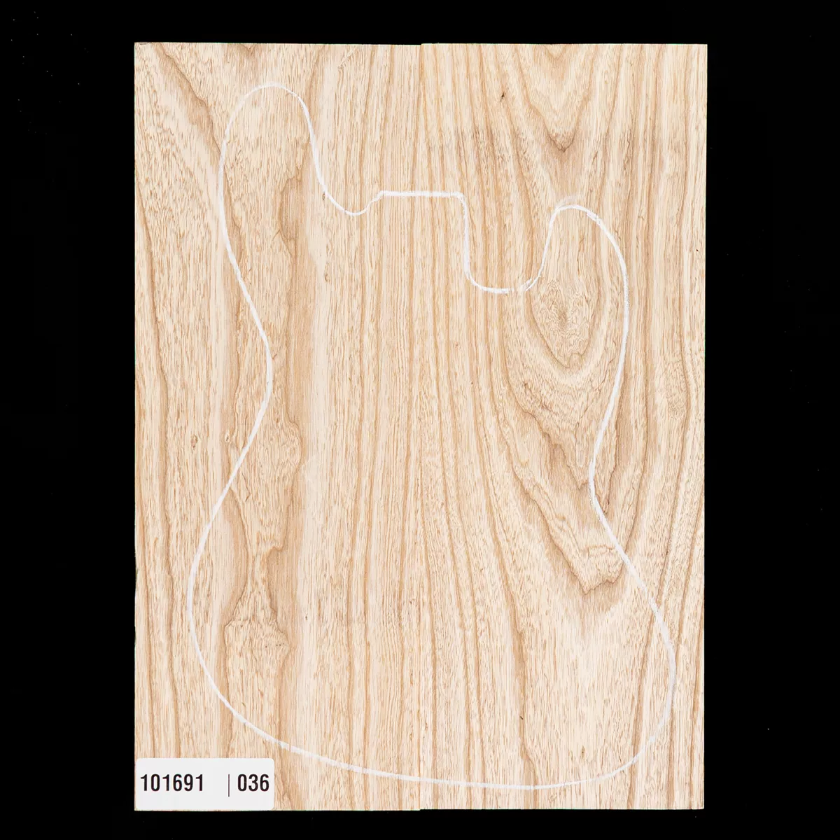 Übergroßer Body Blank Swamp Ash, 2-Piece (15,9 lb) – 036 Übergroßer Body Blank Swamp Ash, 2-Piece (15,9 lb) – 036