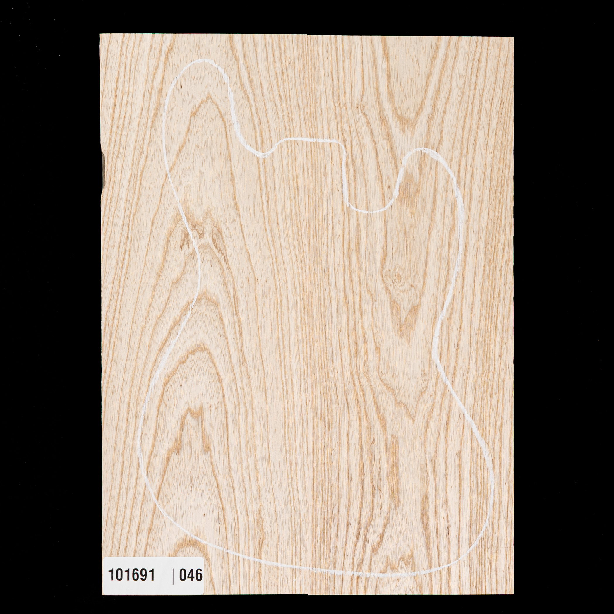 Übergroßer Body Blank Swamp Ash, 2-Piece (13 lb) – 046
