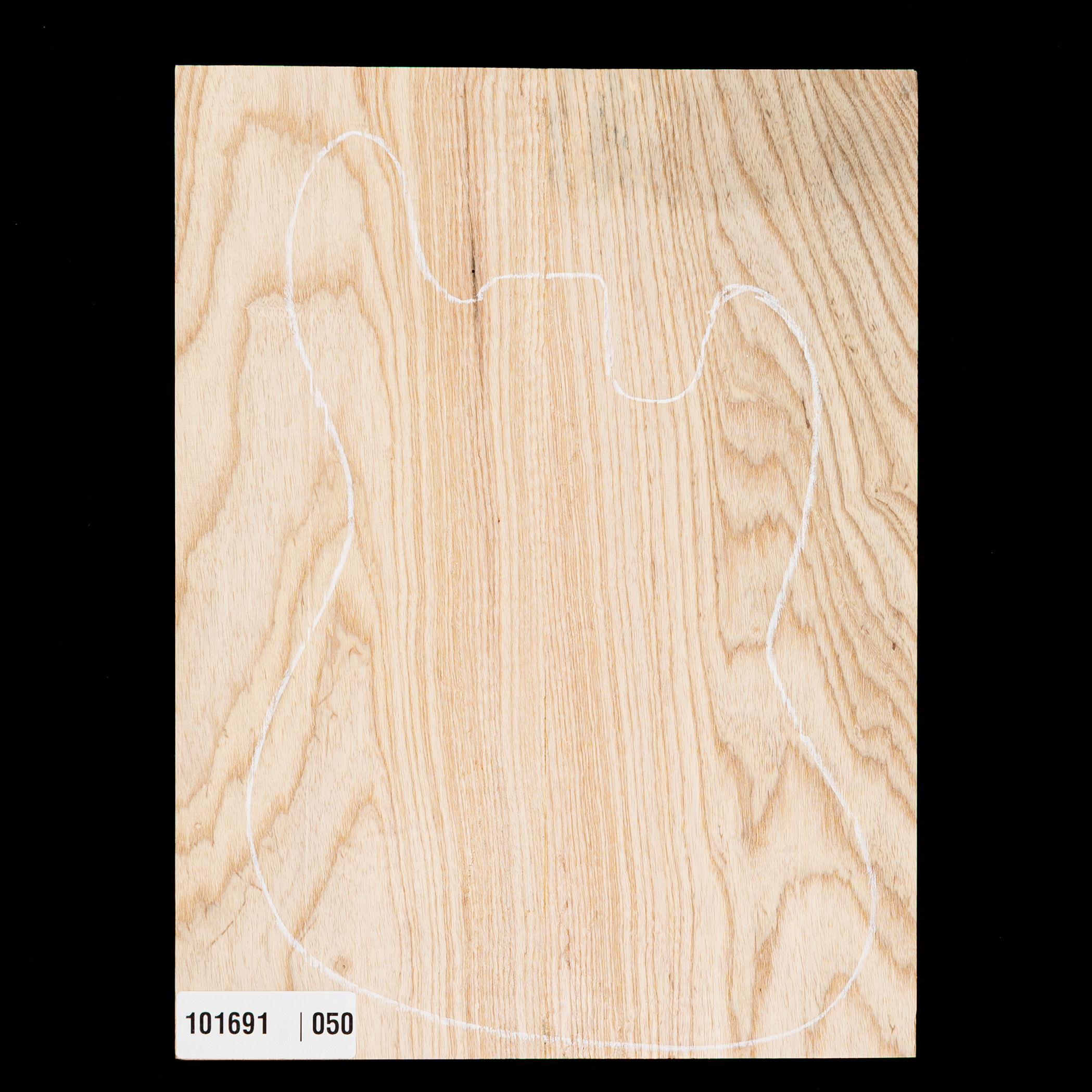 Swamp Ash Oversized Body Blank, 2-Piece (10.5 lb) - 050