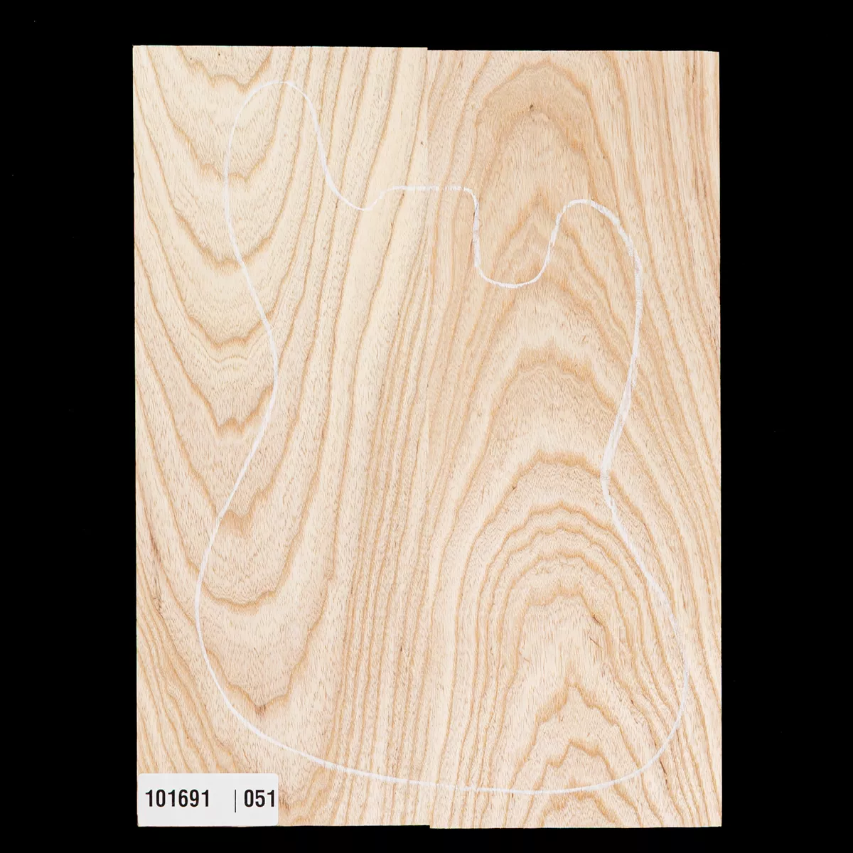 Übergroßer Body Blank Swamp Ash, 2-Piece (13,2 lb) – 051 Übergroßer Body Blank Swamp Ash, 2-Piece (13,2 lb) – 051