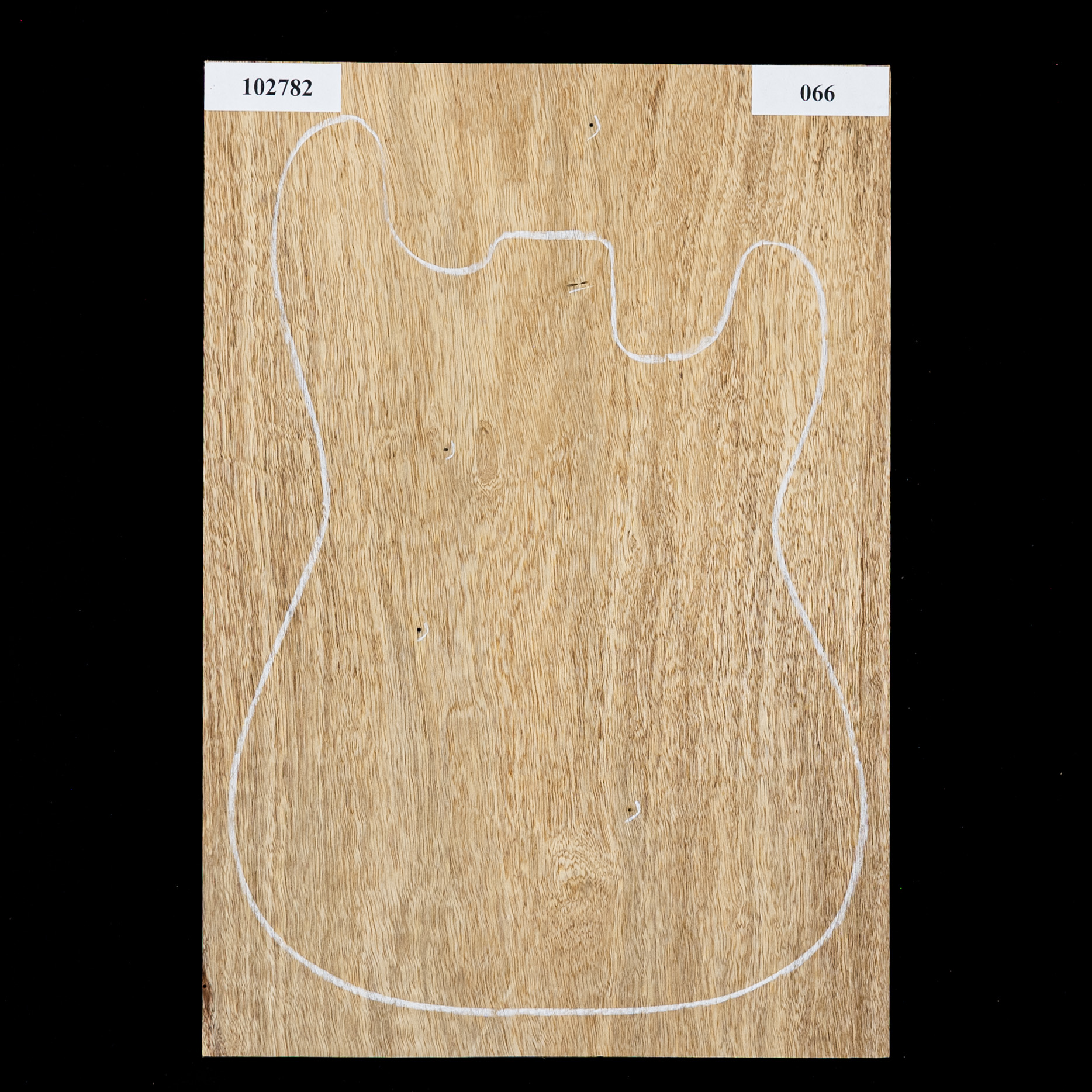 Korpusrohling aus Black Limba, 1-teilig (11,4 Pfund) – 066 Korpusrohling aus Black Limba, 1-teilig (11,4 Pfund) – 066