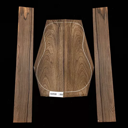 Brasilianisches Set Palisander hinten und Zargen-Set – 060 Brasilianisches Set Palisander hinten und Zargen-Set – 060