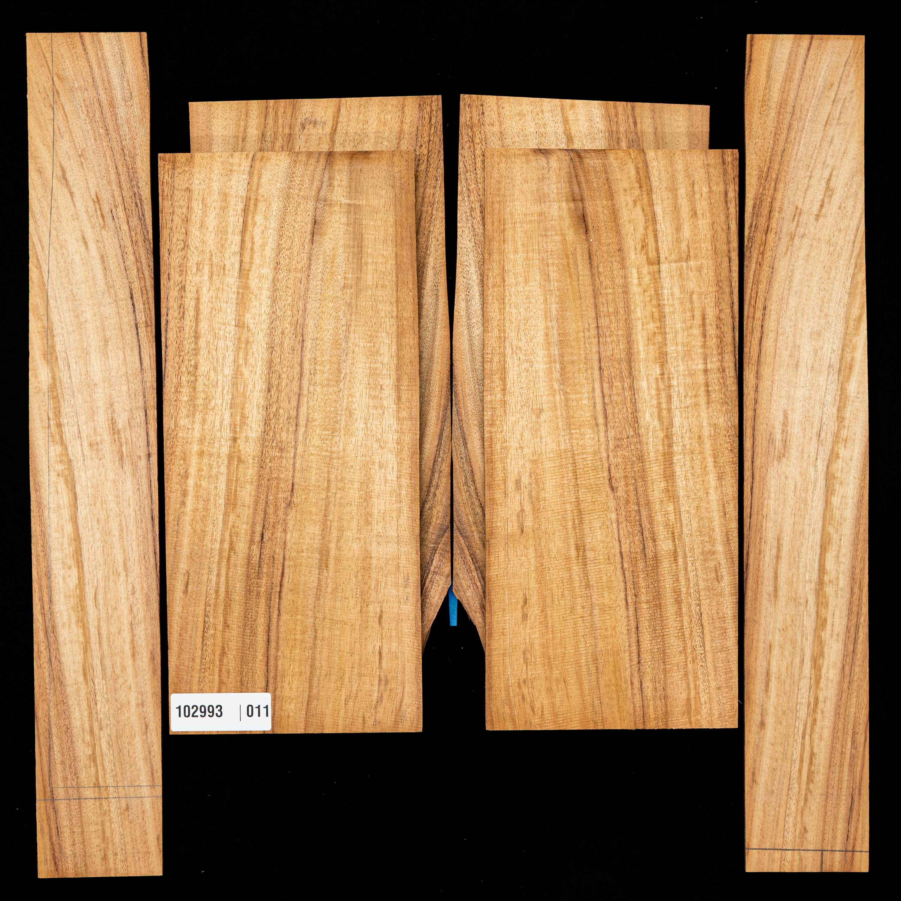 Koa Top + Rücken + Zargen-Set – 011