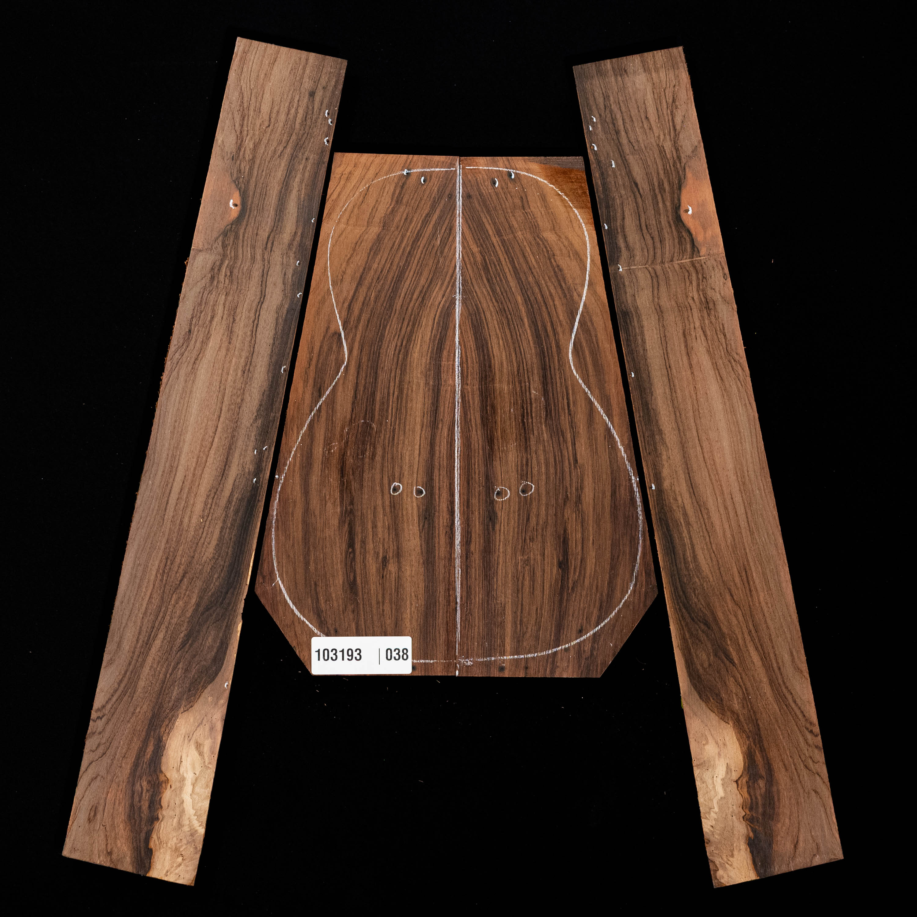 Brazilian Rosewood Back + Side Set - 038