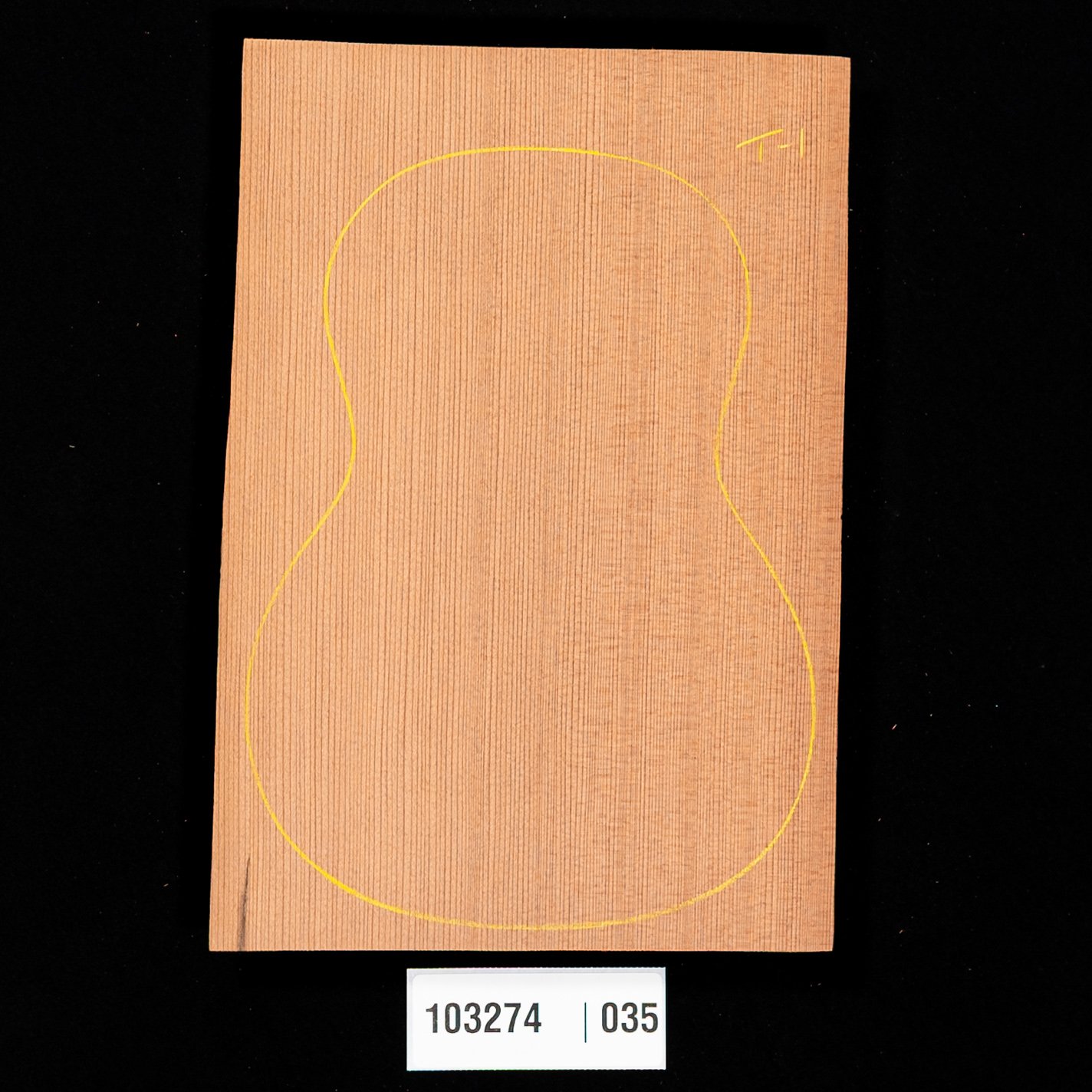 Lost Tunnel Redwood Soundboard for Tenor Ukulele - 035