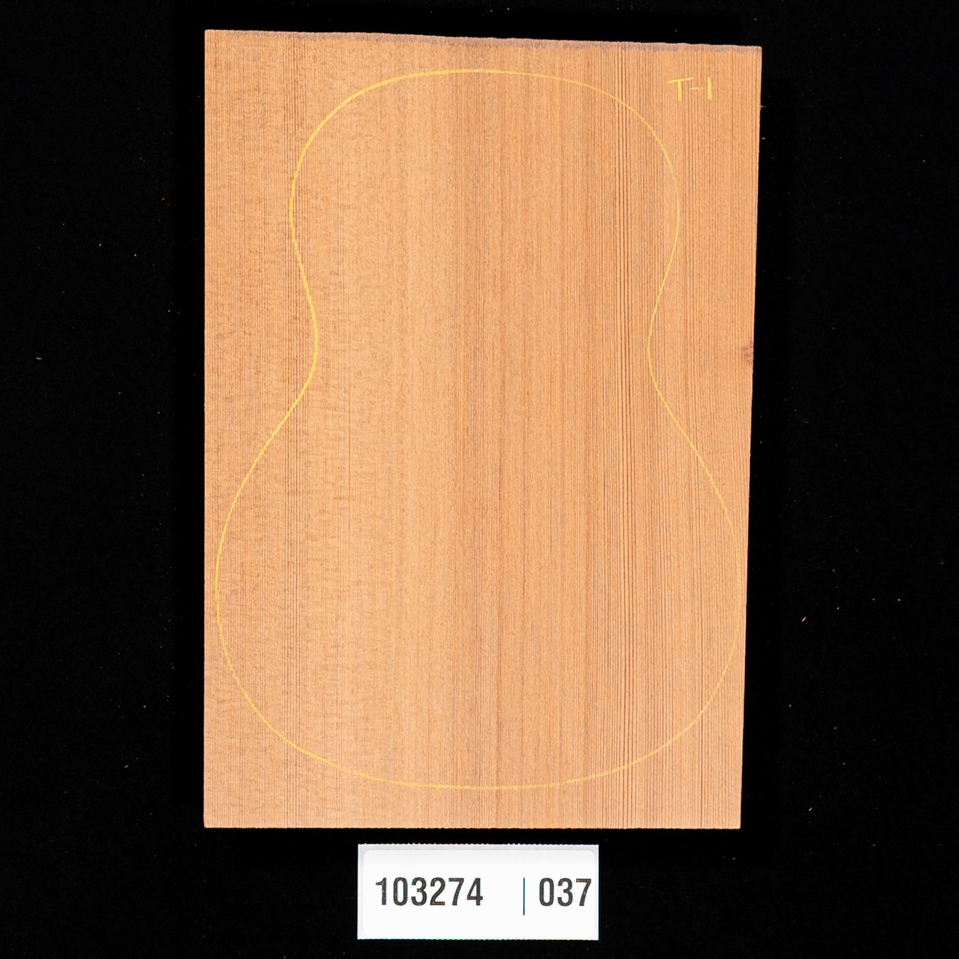 Lost Tunnel Redwood Soundboard for Tenor Ukulele - 037