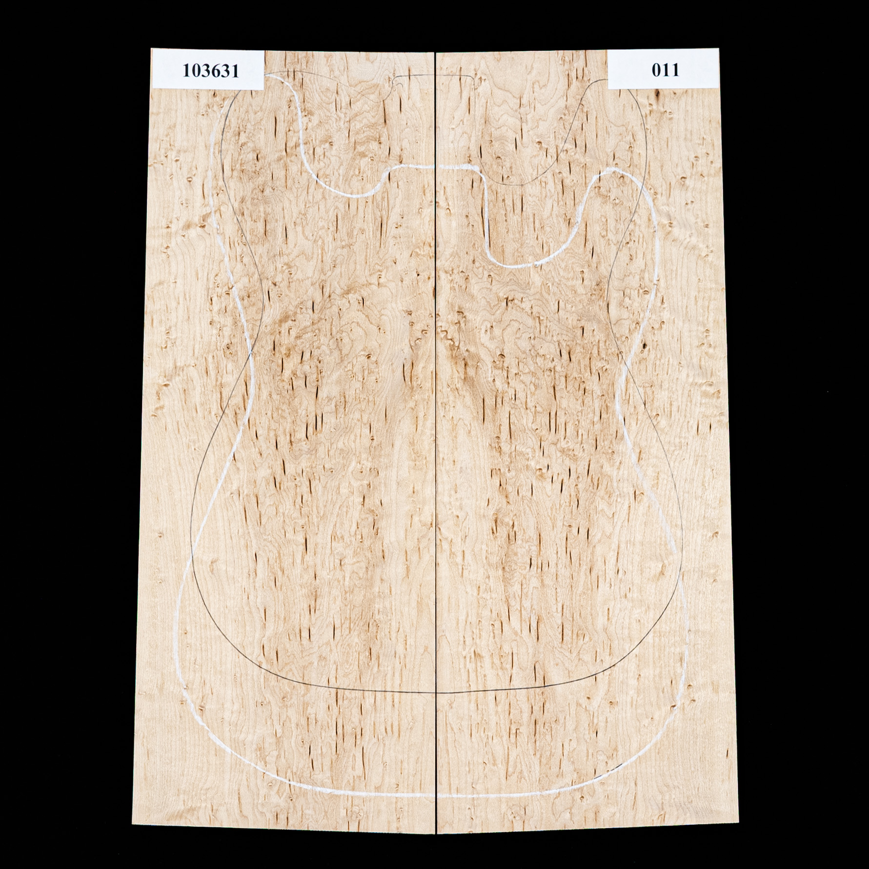 Drop-Top aus Vogelaugenahorn – 011 Drop-Top aus Vogelaugenahorn – 011