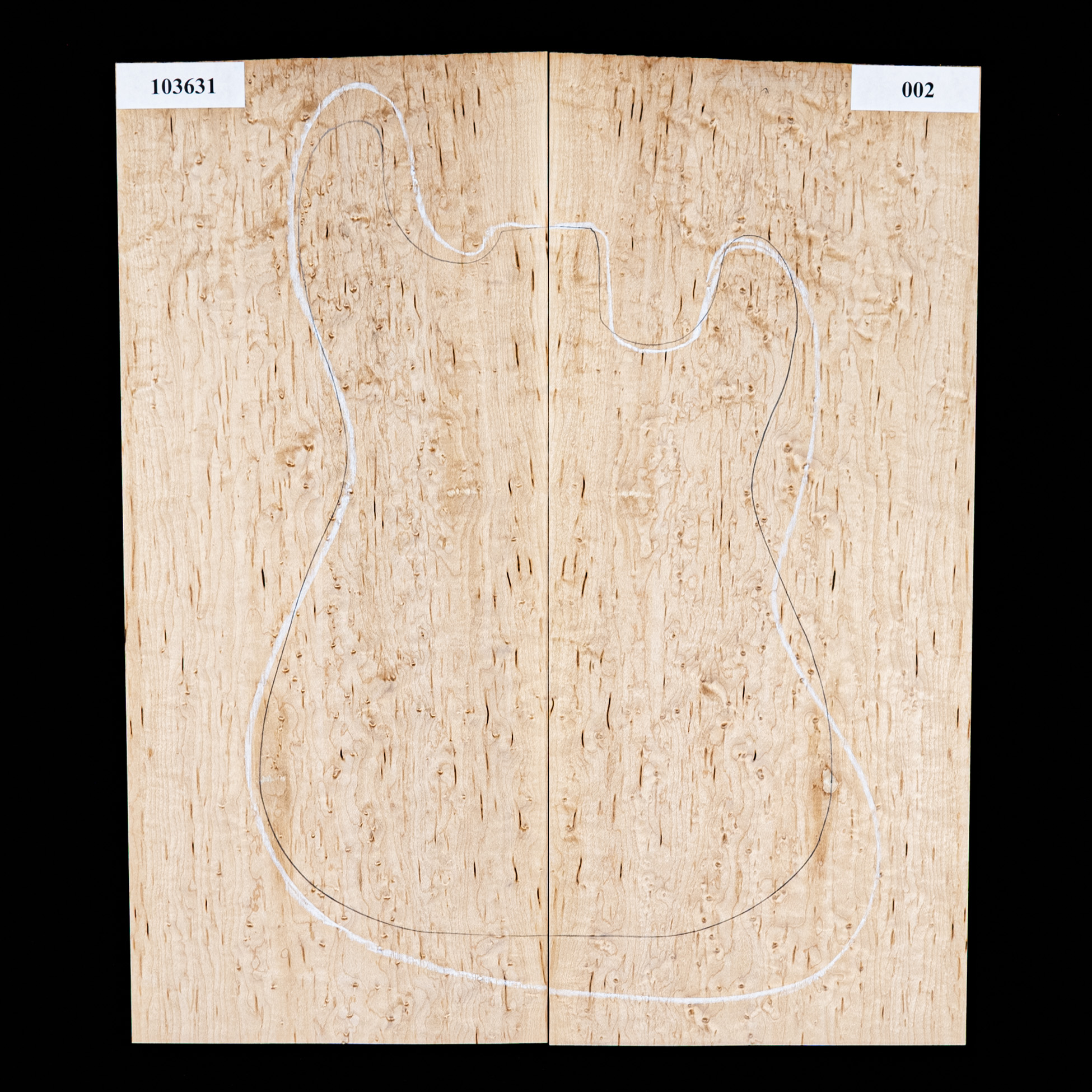 Drop-Top aus Vogelaugenahorn – 002 Drop-Top aus Vogelaugenahorn – 002