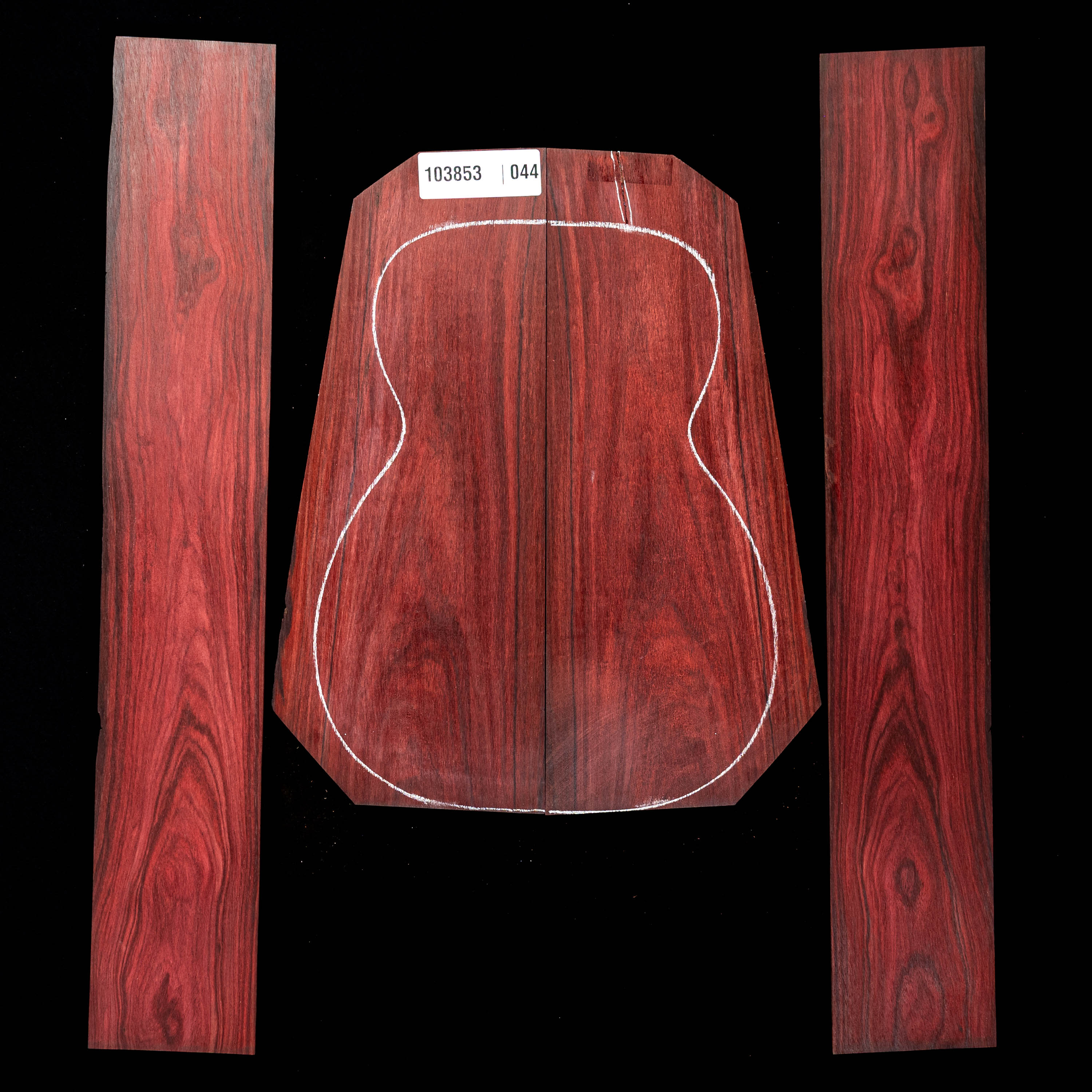 Boden&nbsp;+ Zargen-Set aus Palisander&nbsp;– 044