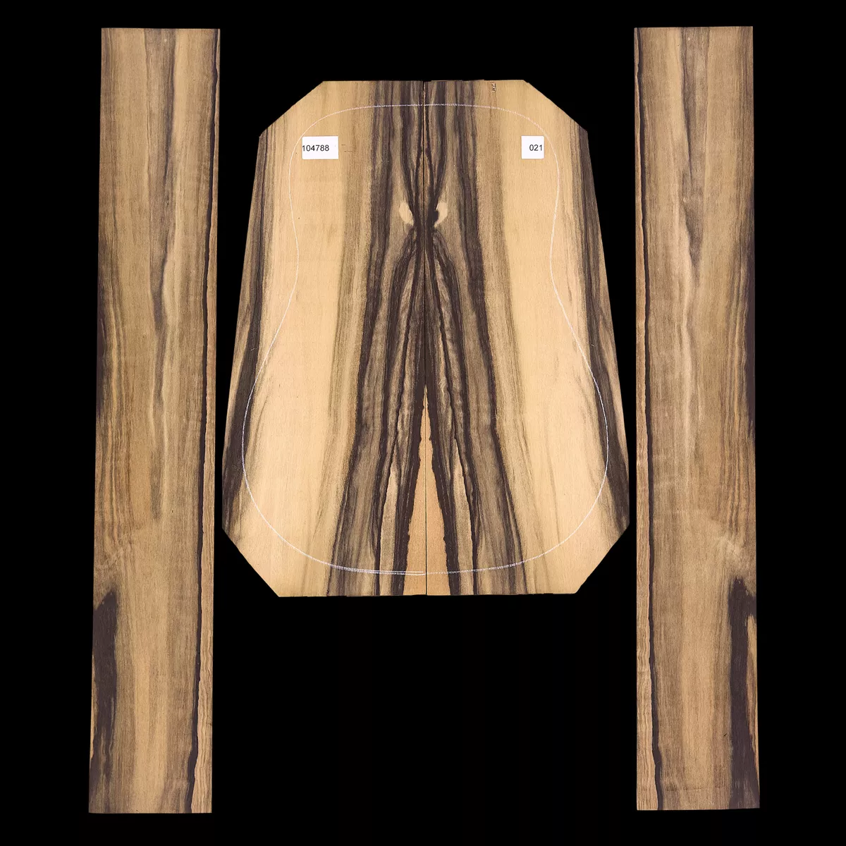 Crelicam Ebony Rücken- und Seitenset – 021 Crelicam Ebony Rücken- und Seitenset – 021