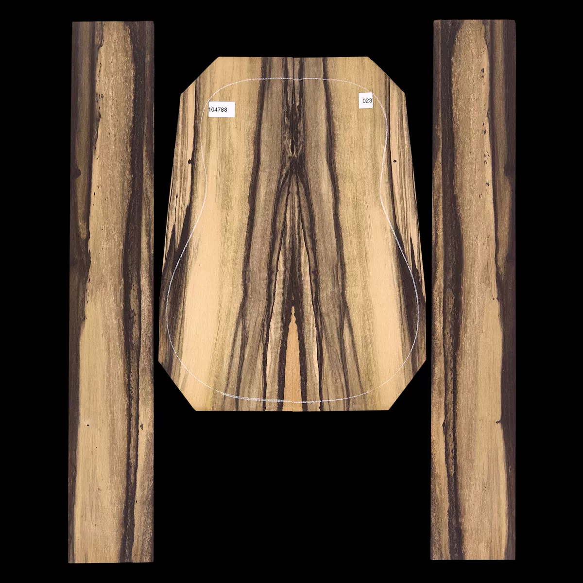 Crelicam Ebony Rücken- und Seitenset – 023 Crelicam Ebony Rücken- und Seitenset – 023