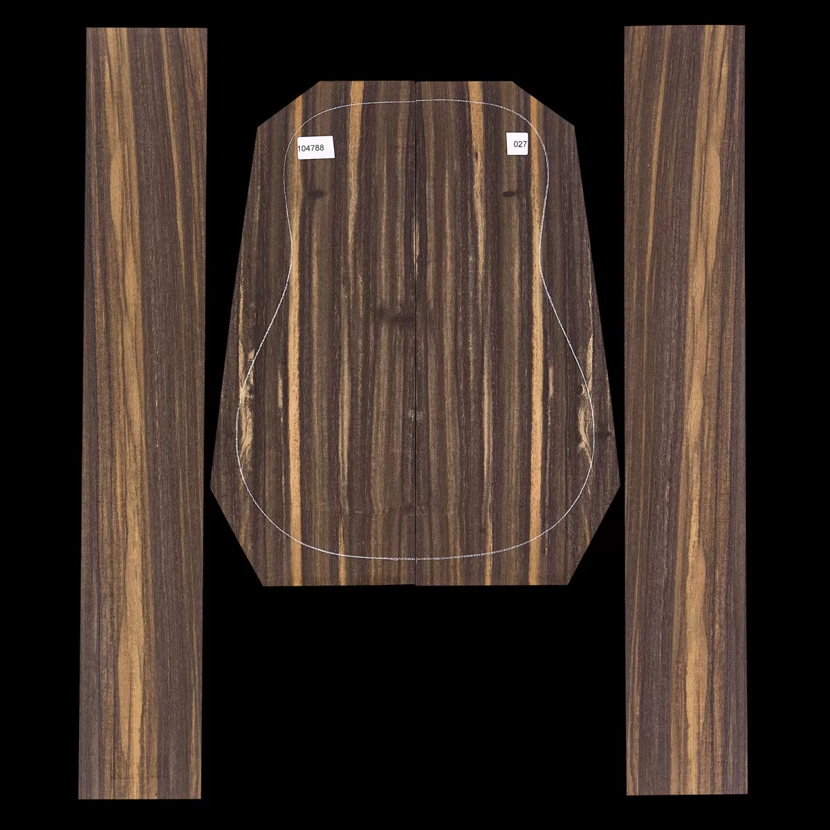 Crelicam Ebony Rücken- und Seitenset – 027 Crelicam Ebony Rücken- und Seitenset – 027