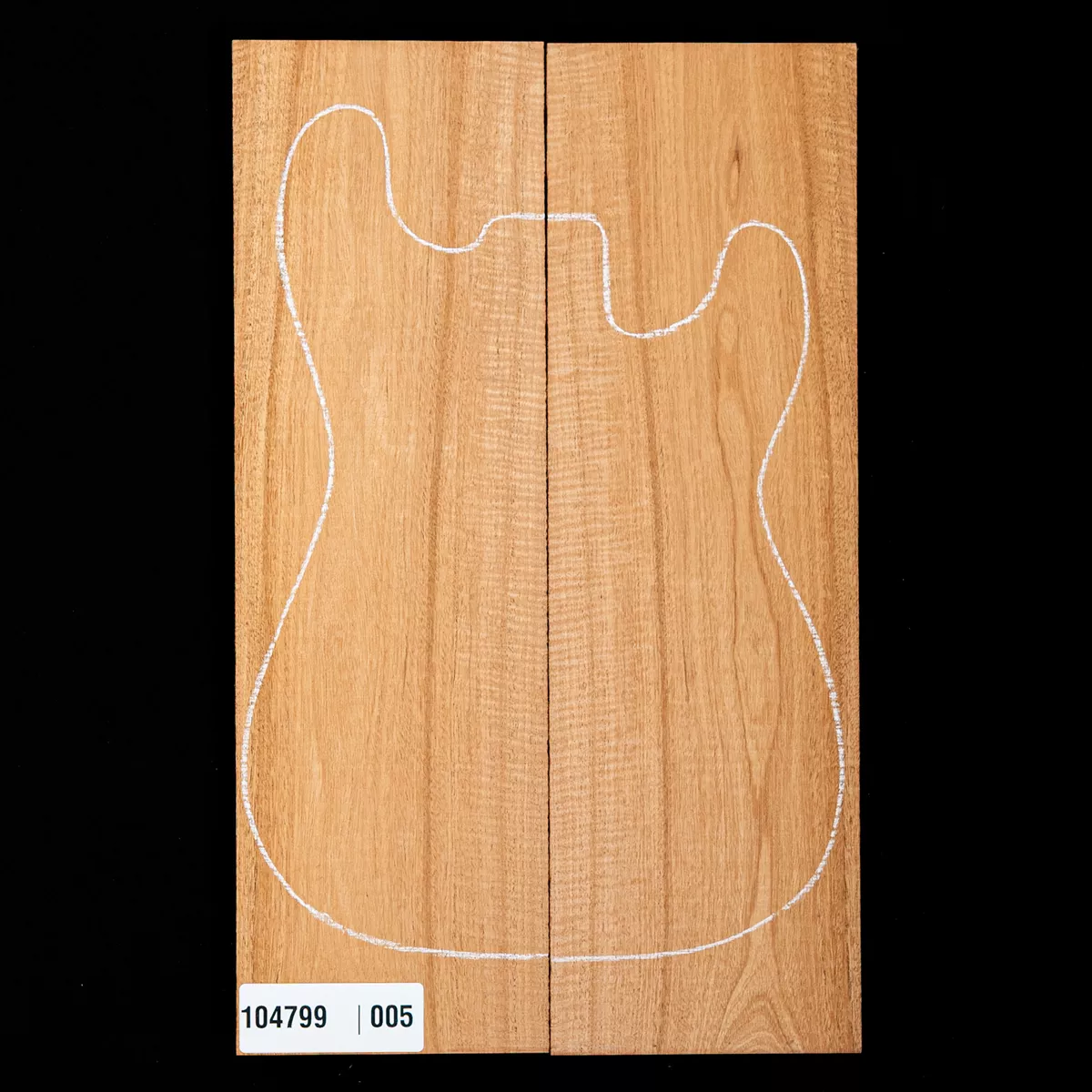 Honduran Mahagoni-Tropftop mit Fiddleback – 005 Honduran Mahagoni-Tropftop mit Fiddleback – 005