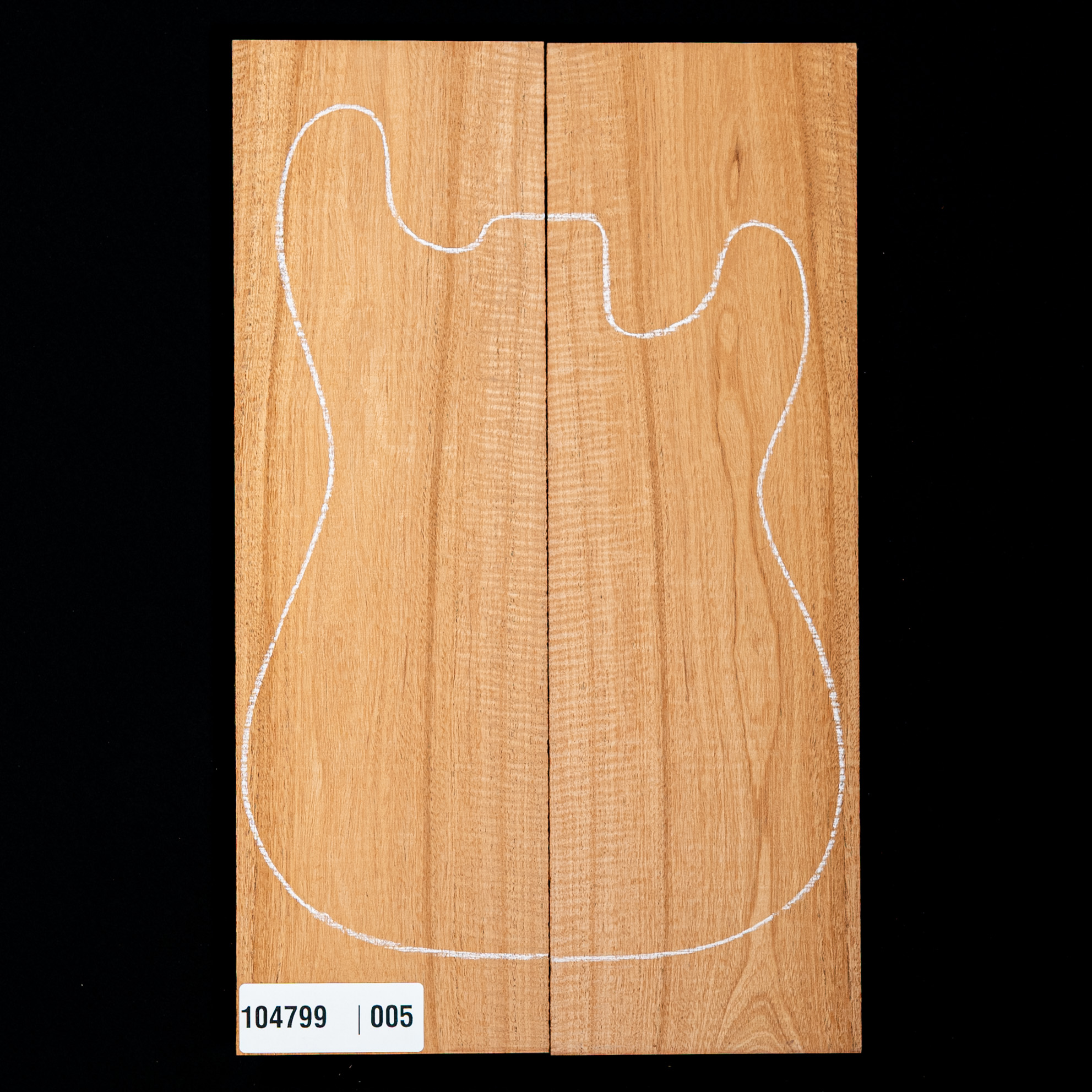 Honduran Mahagoni-Tropftop mit Fiddleback – 005 Honduran Mahagoni-Tropftop mit Fiddleback – 005