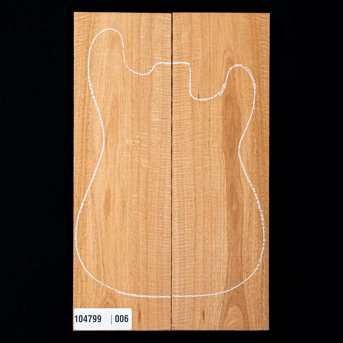 Honduran Mahagoni-Tropftop mit Fiddleback – 006 Honduran Mahagoni-Tropftop mit Fiddleback – 006