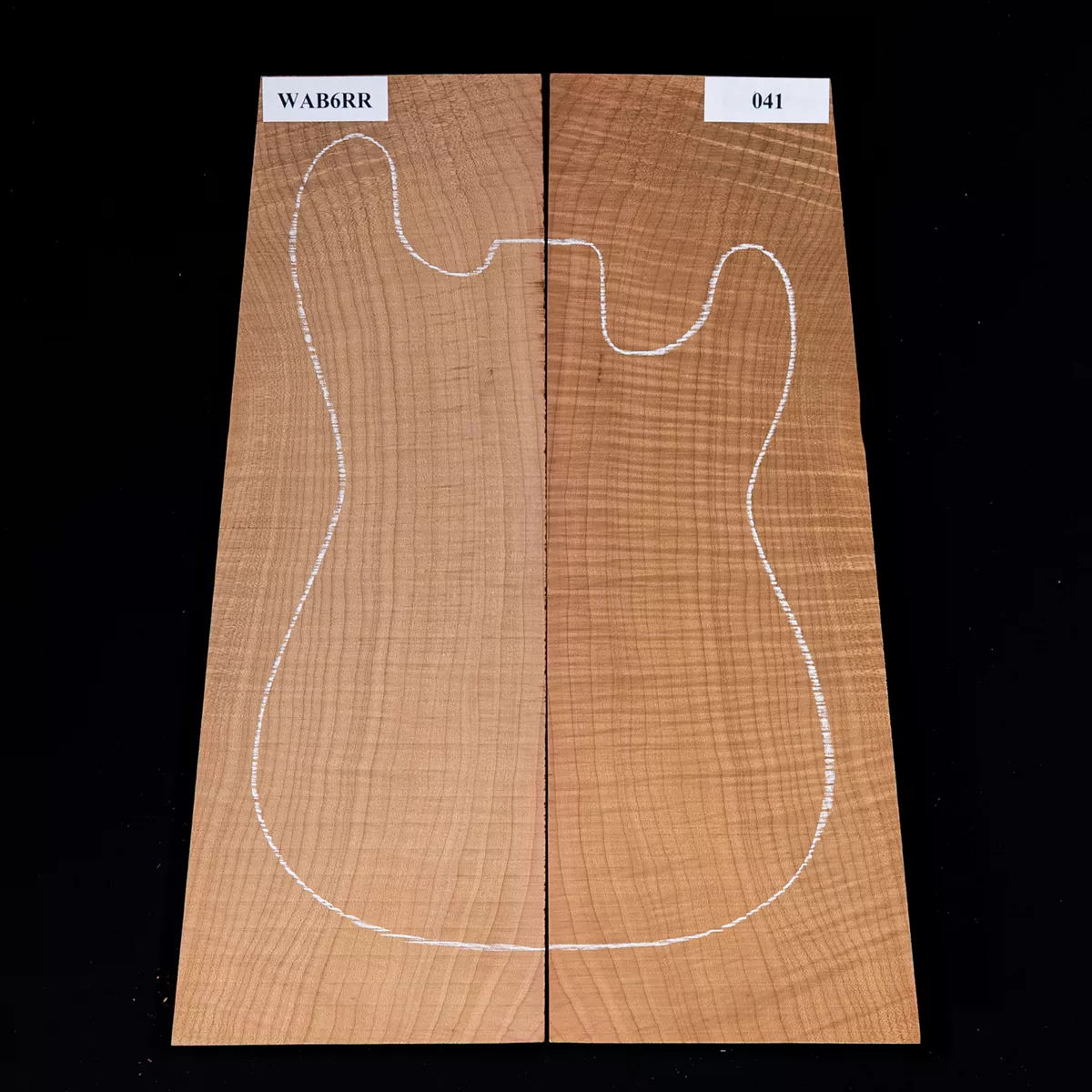 Laminierte Decke aus torrefiziertem Oregon-Ahorn mit starkem Riegelwuchs – 041 Laminierte Decke aus torrefiziertem Oregon-Ahorn mit starkem Riegelwuchs – 041