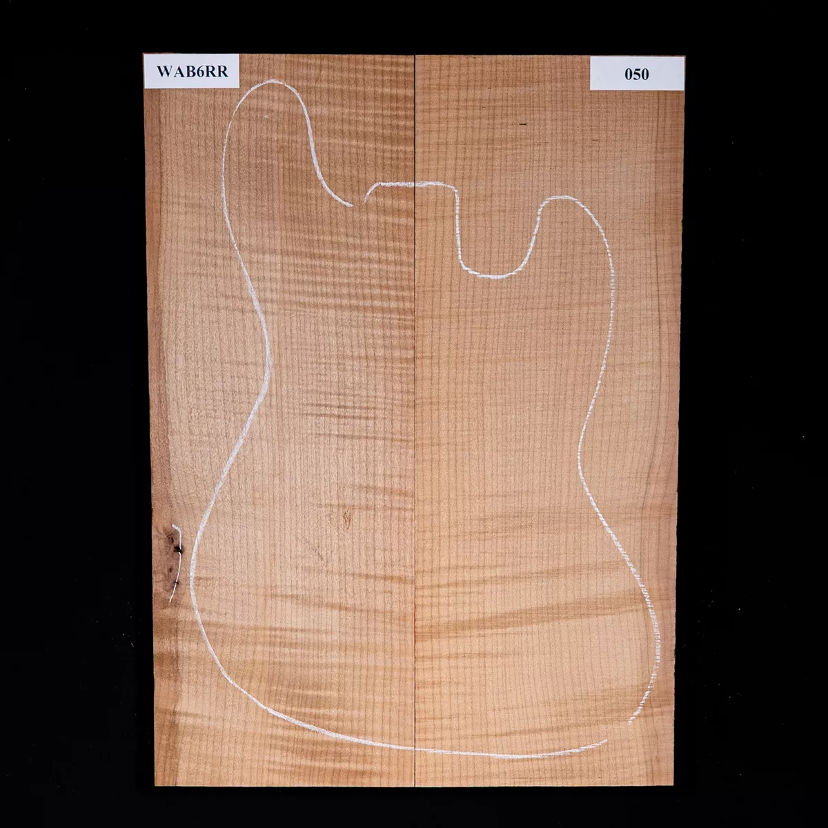 Laminierte Decke aus torrefiziertem Oregon-Ahorn mit starkem Riegelwuchs – 050 Laminierte Decke aus torrefiziertem Oregon-Ahorn mit starkem Riegelwuchs – 050