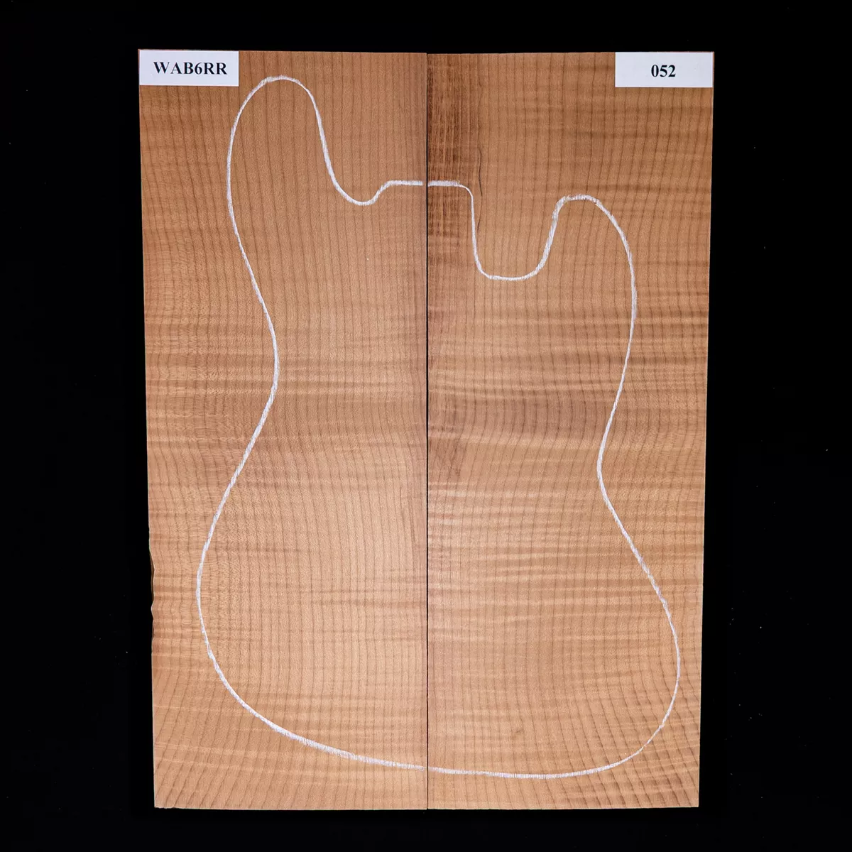 Laminierte Decke aus torrefiziertem Oregon-Ahorn mit starkem Riegelwuchs – 052 Laminierte Decke aus torrefiziertem Oregon-Ahorn mit starkem Riegelwuchs – 052