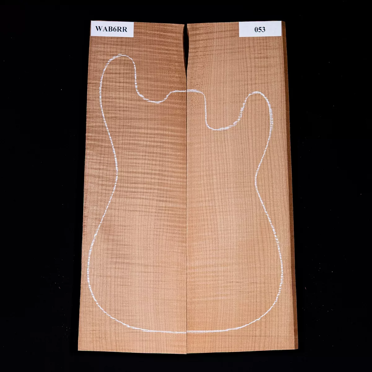 Laminierte Decke aus torrefiziertem Oregon-Ahorn mit starkem Riegelwuchs – 053 Laminierte Decke aus torrefiziertem Oregon-Ahorn mit starkem Riegelwuchs – 053