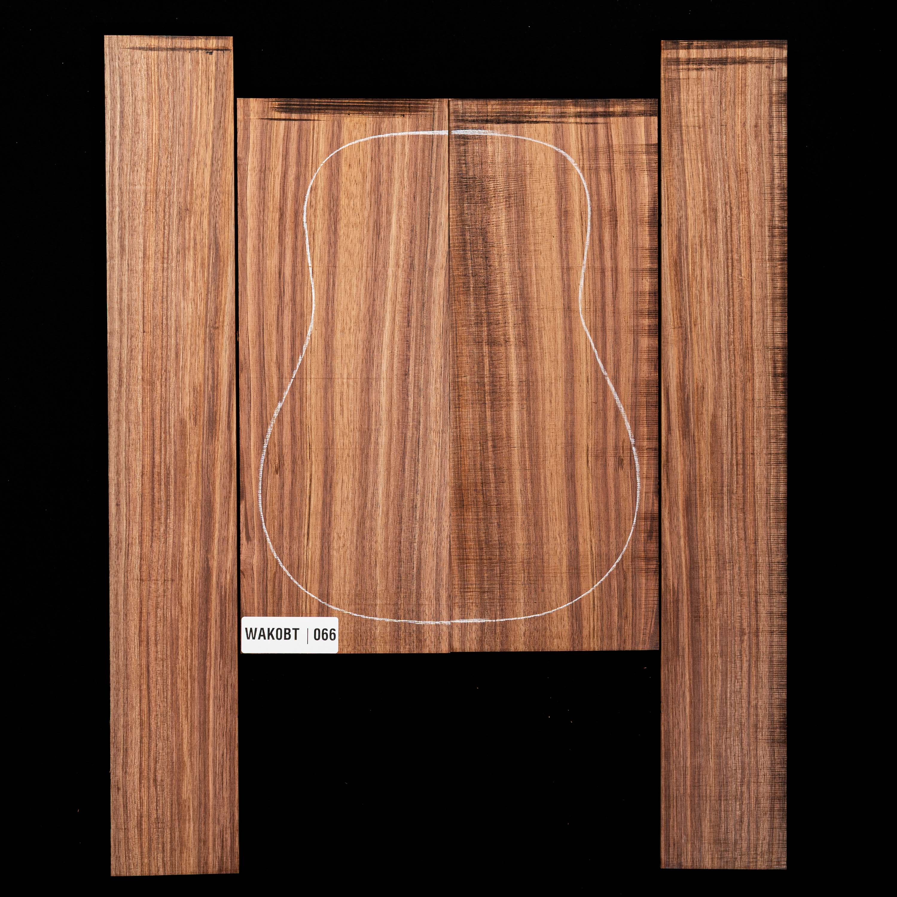 Koa Rücken- und Seitenset – 066 Koa Rücken- und Seitenset – 066