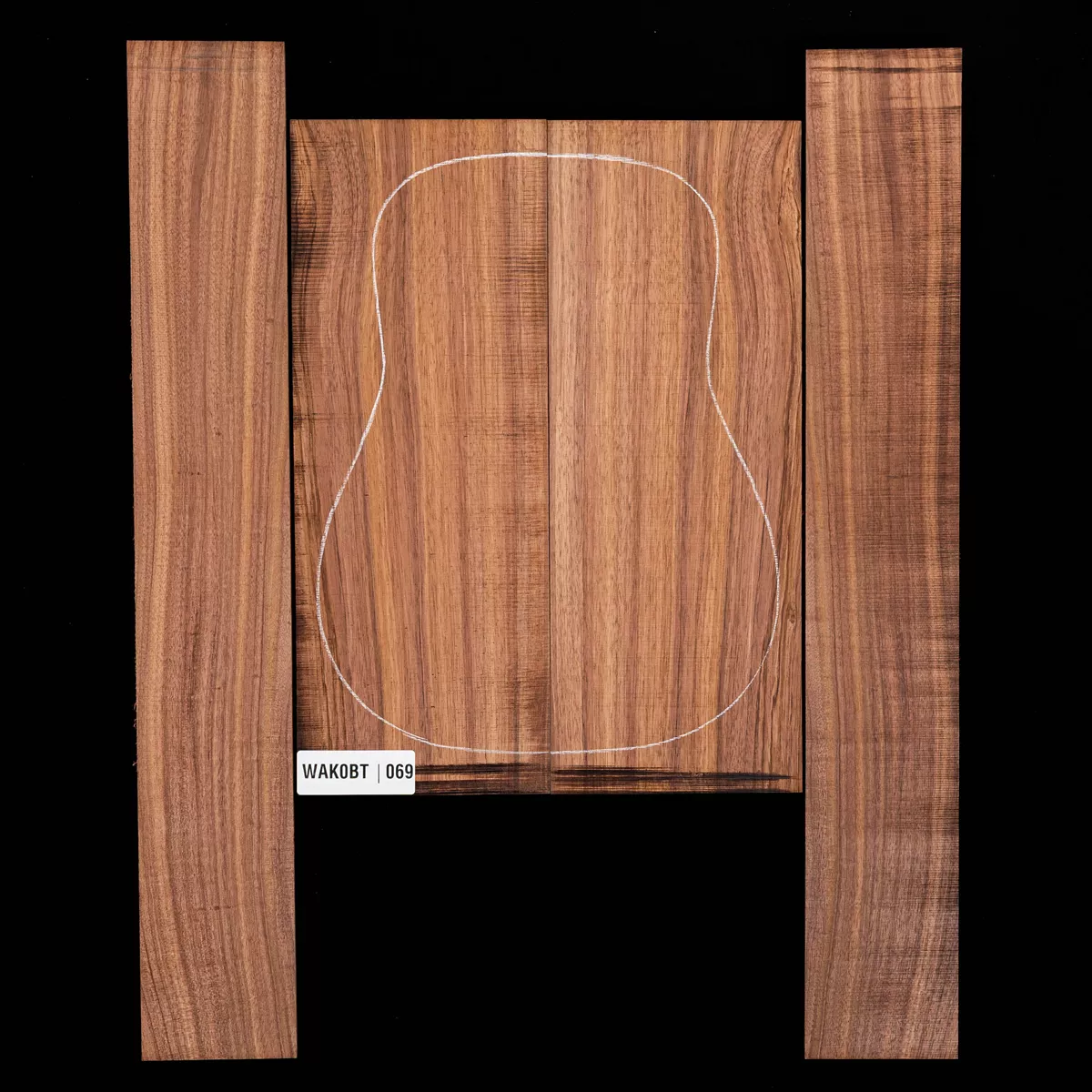 Koa Rücken- und Seitenset – 069 Koa Rücken- und Seitenset – 069