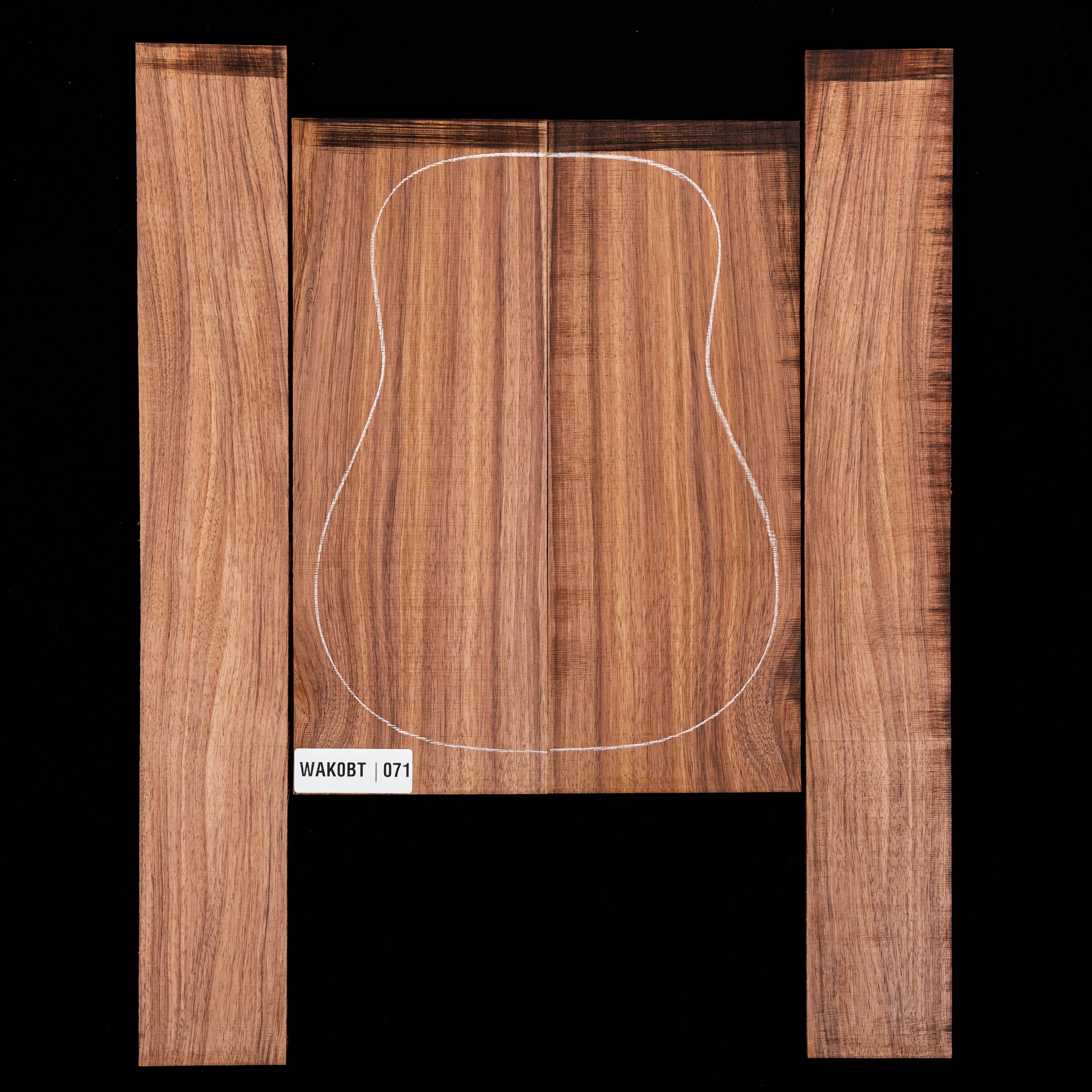 Koa Rücken- und Seitenset – 071 Koa Rücken- und Seitenset – 071