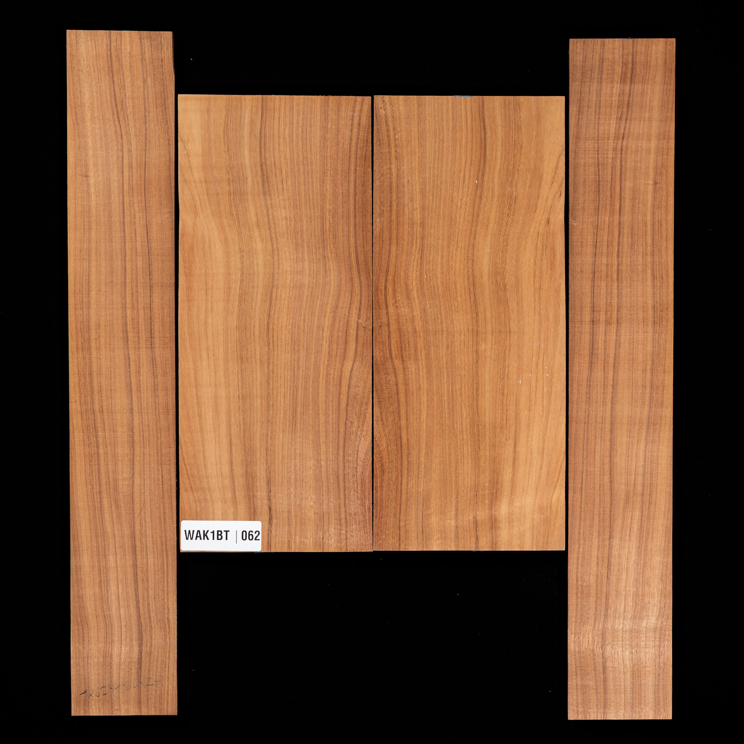 Koa Rücken- und Zargen-Set – 062