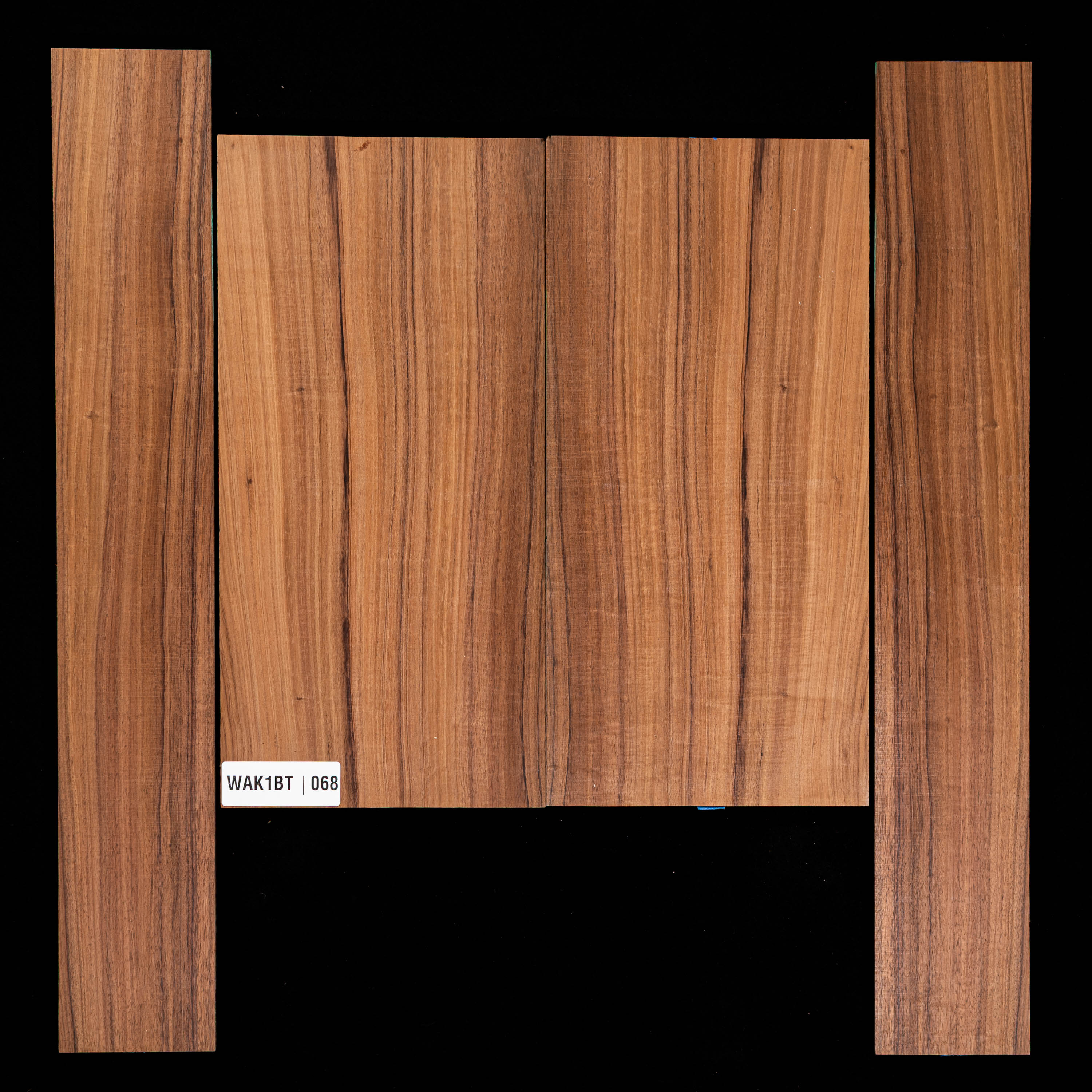 Koa Rücken- und Zargen-Set – 068