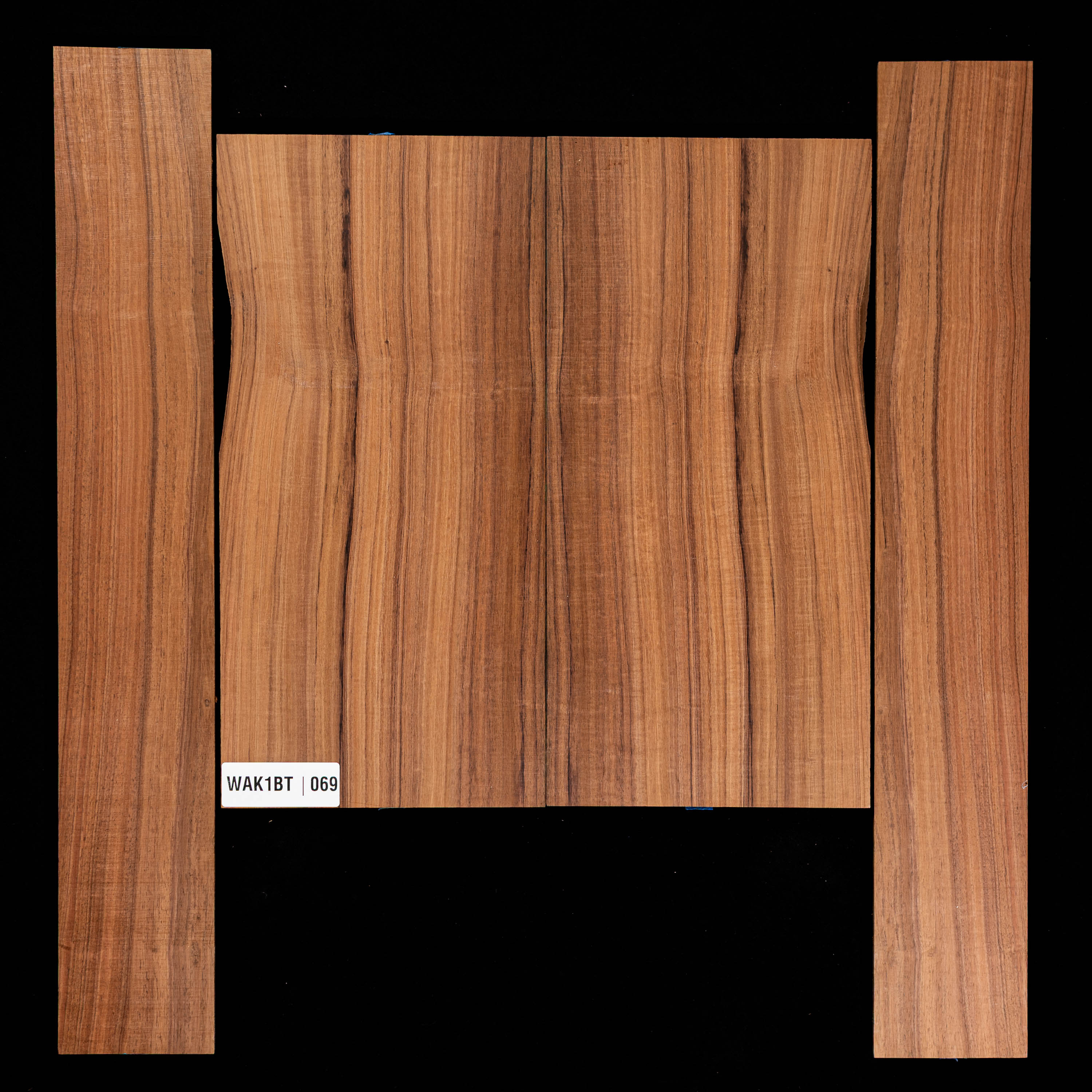 Koa Rücken- und Zargen-Set – 069