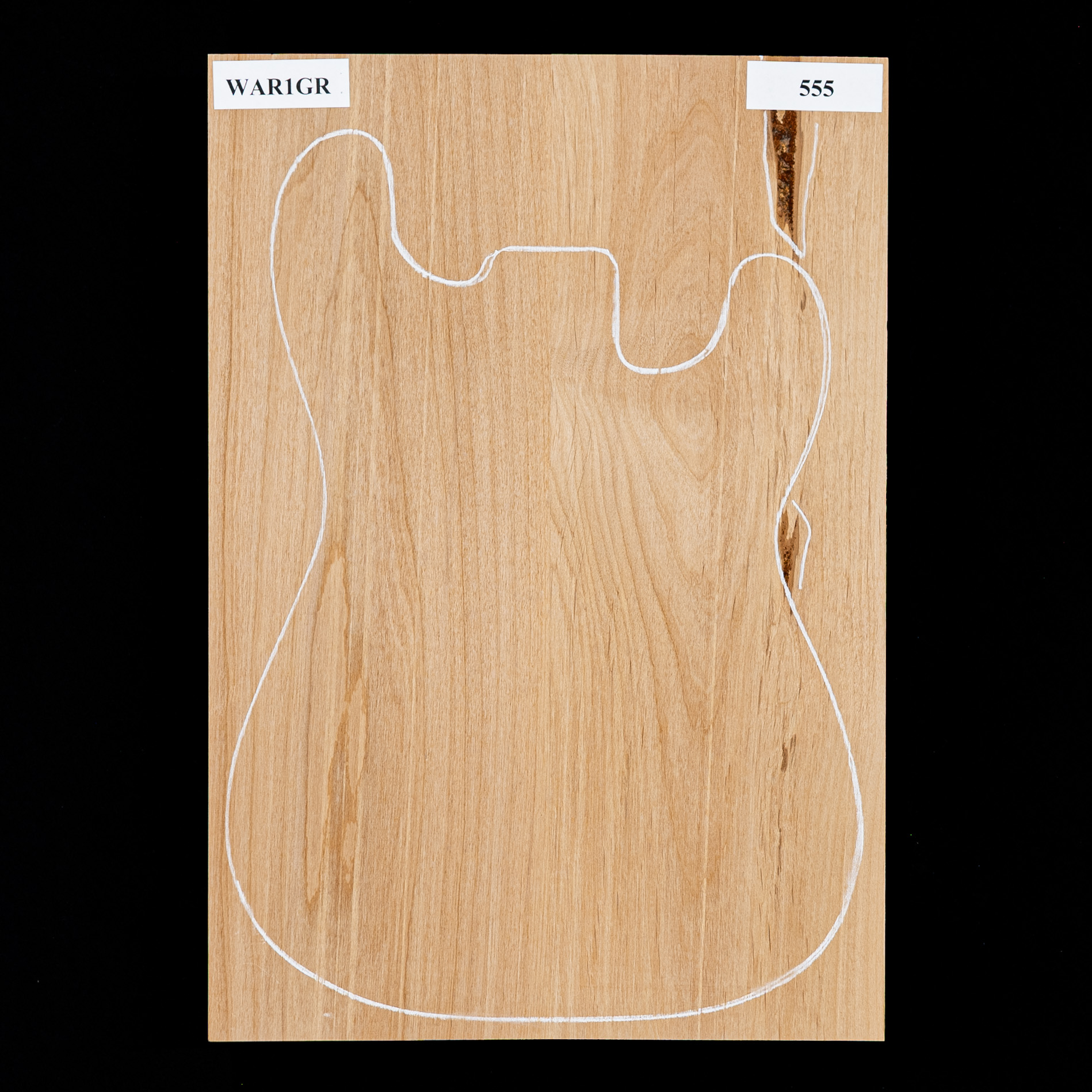 Korpusrohling aus Erle, 2-teilig (9,4 Pfund) – 555 Korpusrohling aus Erle, 2-teilig (9,4 Pfund) – 555