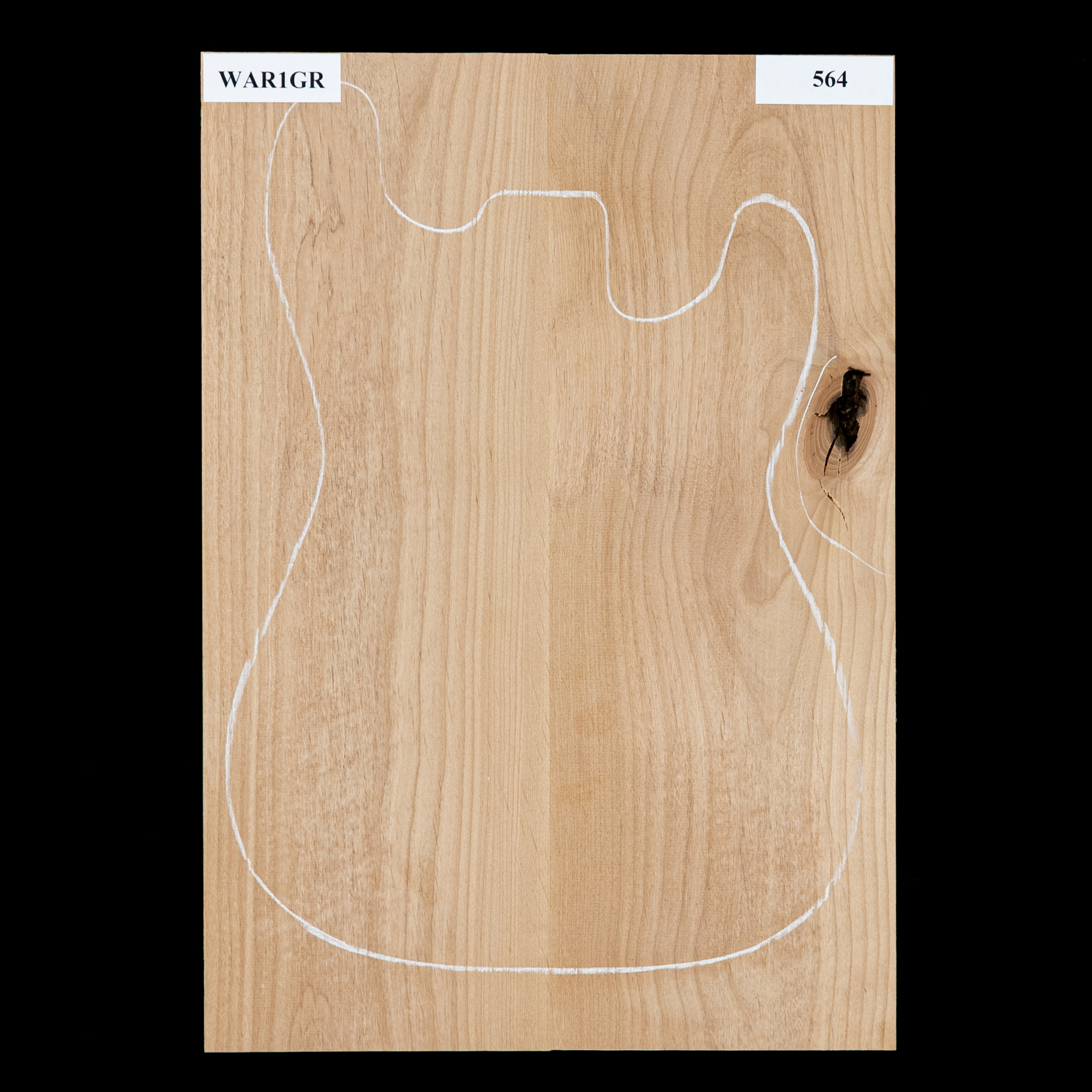 Korpusrohling aus Erle, 2-teilig (11,4 Pfund) – 564 Korpusrohling aus Erle, 2-teilig (11,4 Pfund) – 564