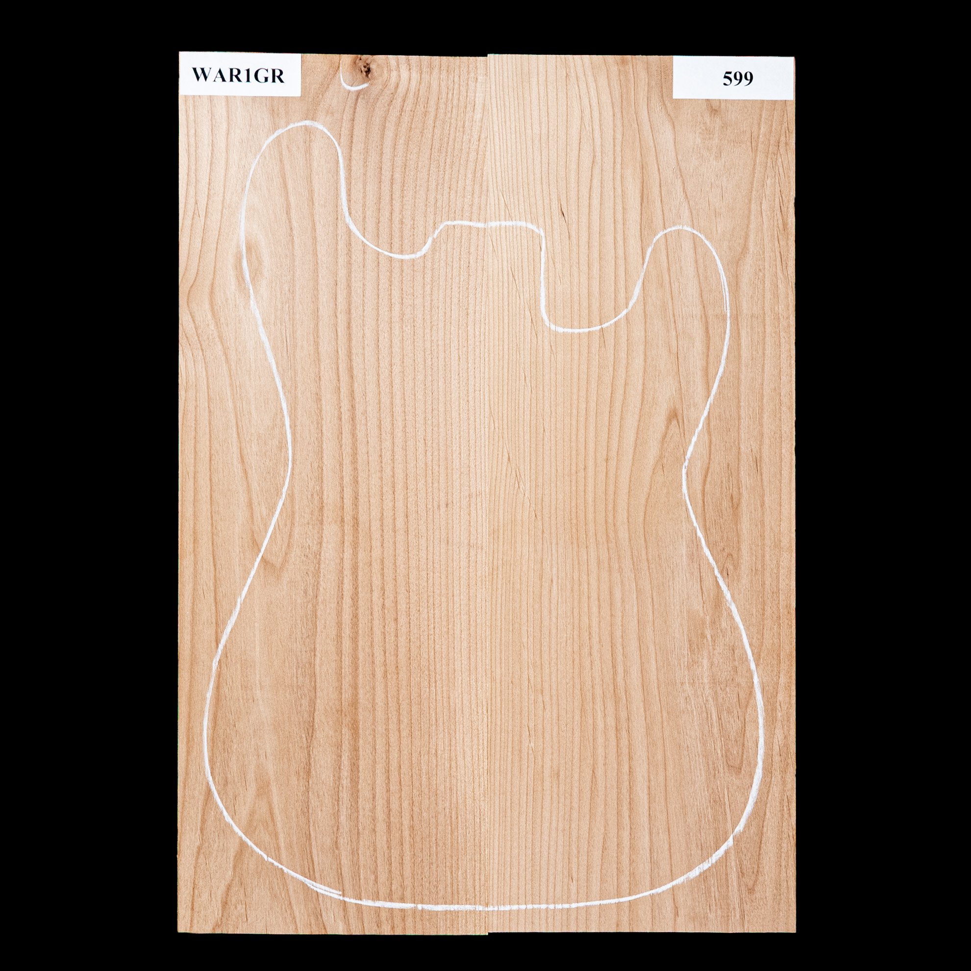 Korpusrohling aus Erle, 2-teilig (10 Pfund) – 599 Korpusrohling aus Erle, 2-teilig (10 Pfund) – 599