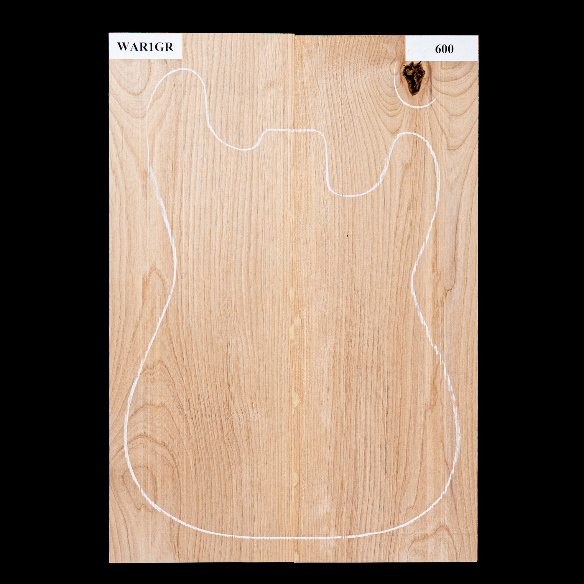 Korpusrohling aus Erle, 2-teilig (9,7 Pfund) – 600 Korpusrohling aus Erle, 2-teilig (9,7 Pfund) – 600