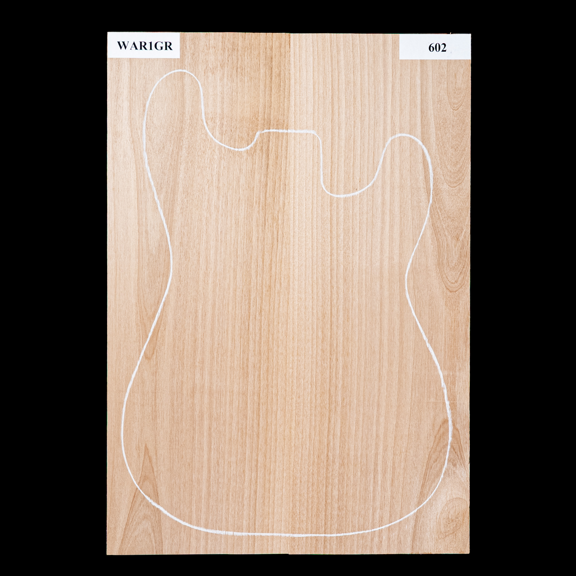 Korpusrohling aus Erle, 2-teilig (8,8 Pfund) – 602 Korpusrohling aus Erle, 2-teilig (8,8 Pfund) – 602