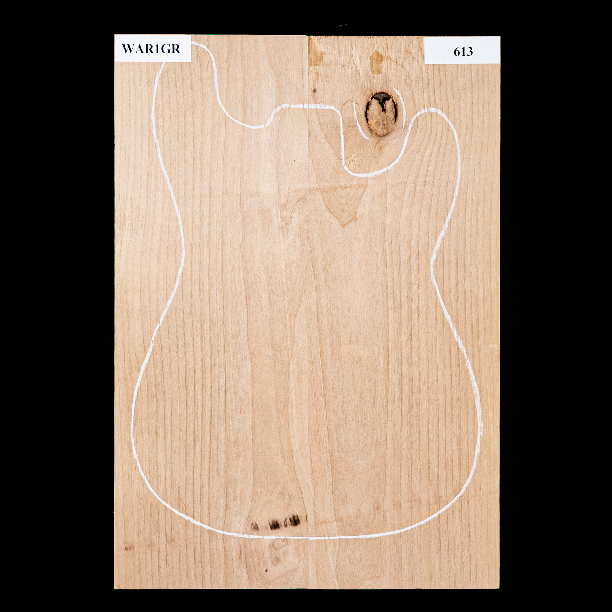 Korpusrohling aus Erle, 2-teilig (8,6 Pfund) – 613 Korpusrohling aus Erle, 2-teilig (8,6 Pfund) – 613