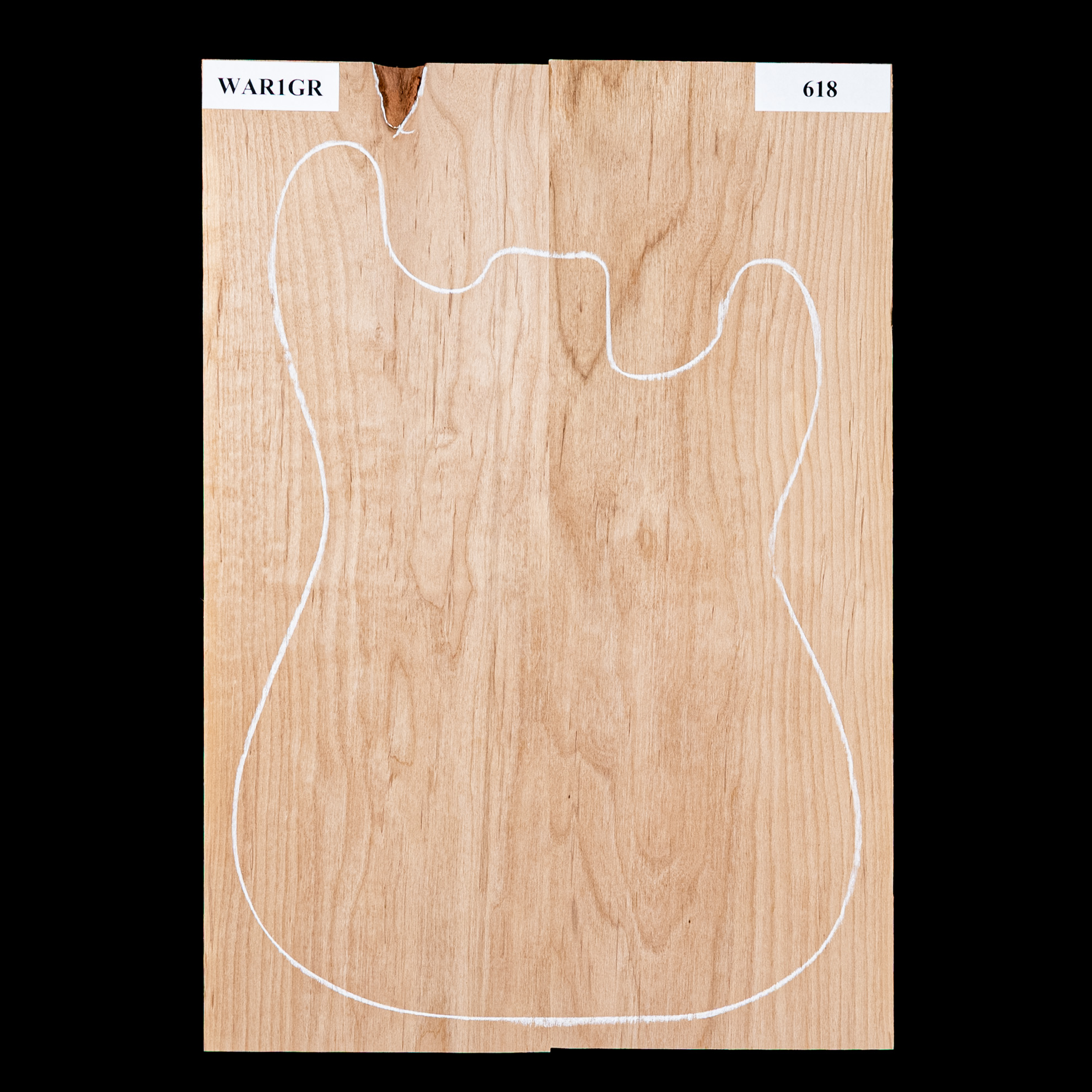 Korpusrohling aus Erle, 2-teilig (10 Pfund) – 618 Korpusrohling aus Erle, 2-teilig (10 Pfund) – 618