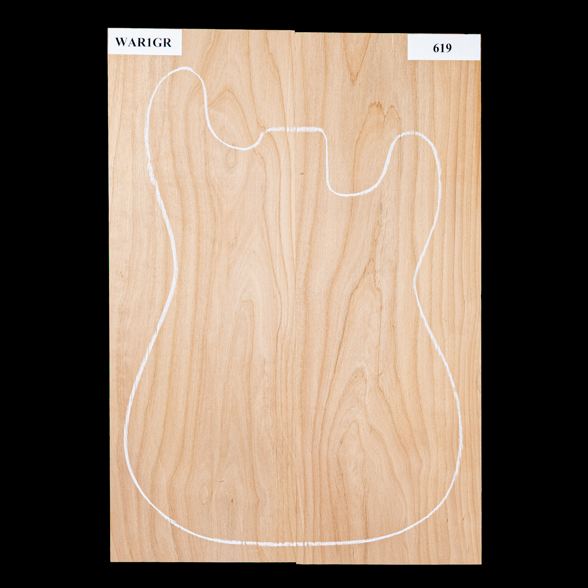 Korpusrohling aus Erle, 2-teilig (10,1 Pfund) – 619 Korpusrohling aus Erle, 2-teilig (10,1 Pfund) – 619