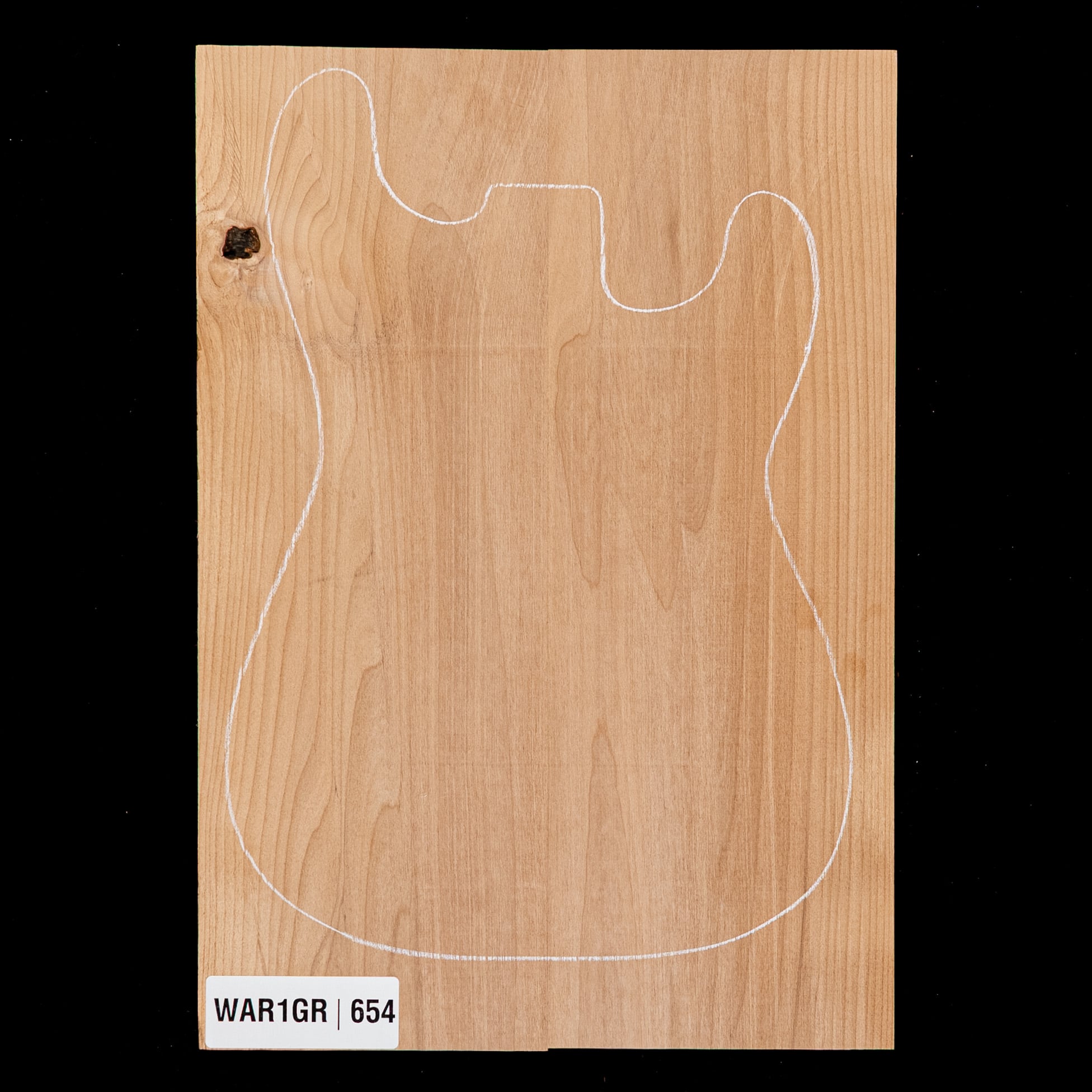 Alder Body Blank, 2-Piece (10 lb) - 654