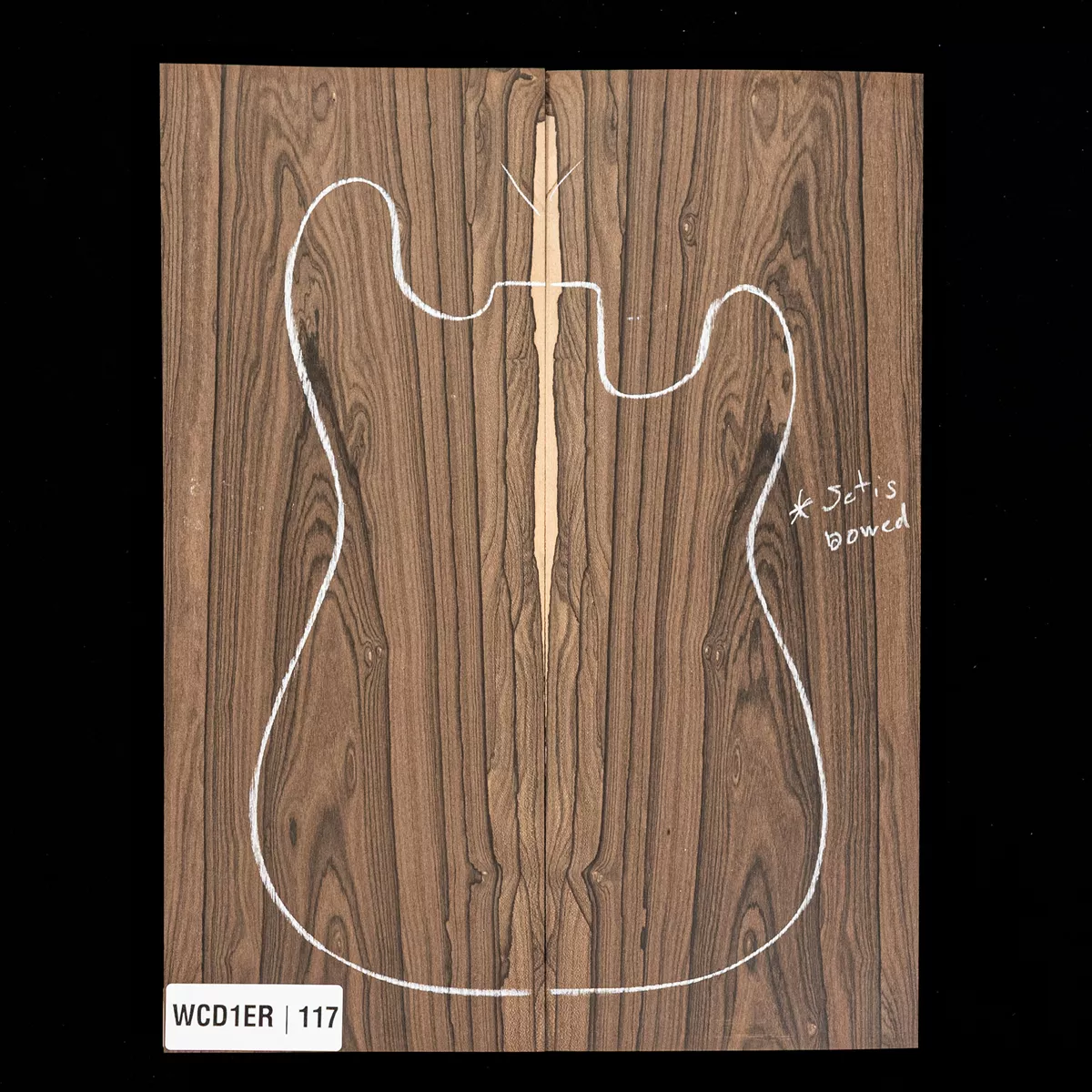 Ziricote Drop Top – 117 Ziricote Drop Top – 117