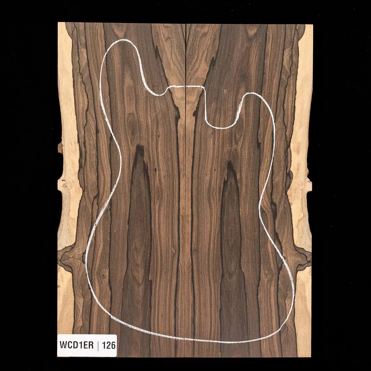 Ziricote Drop Top – 126 Ziricote Drop Top – 126