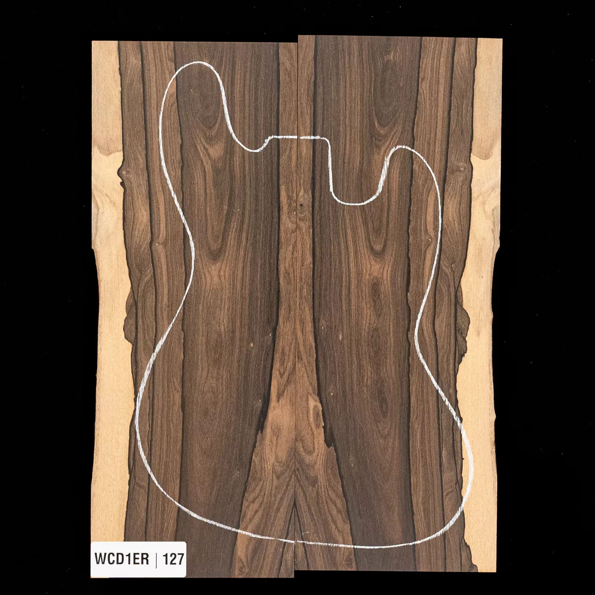 Ziricote Drop Top – 127 Ziricote Drop Top – 127