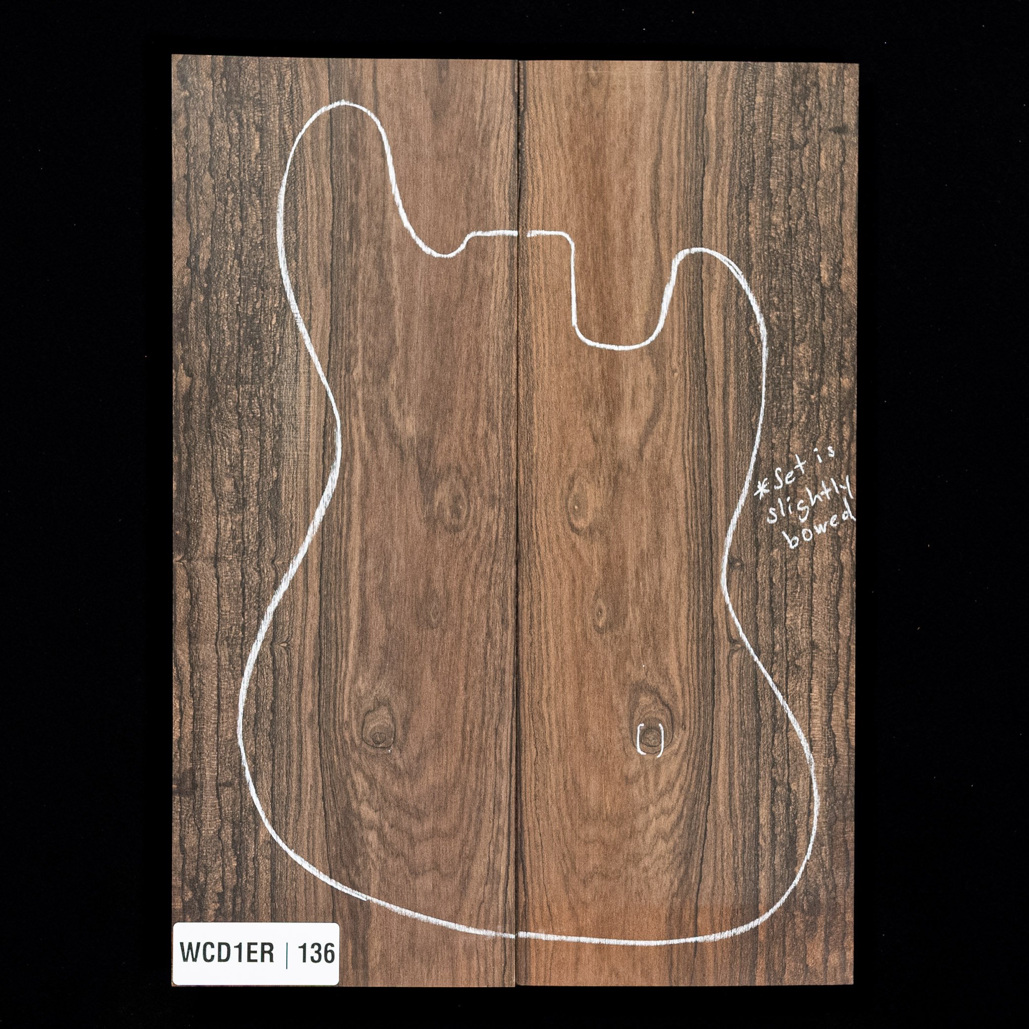 Ziricote Drop Top – 136