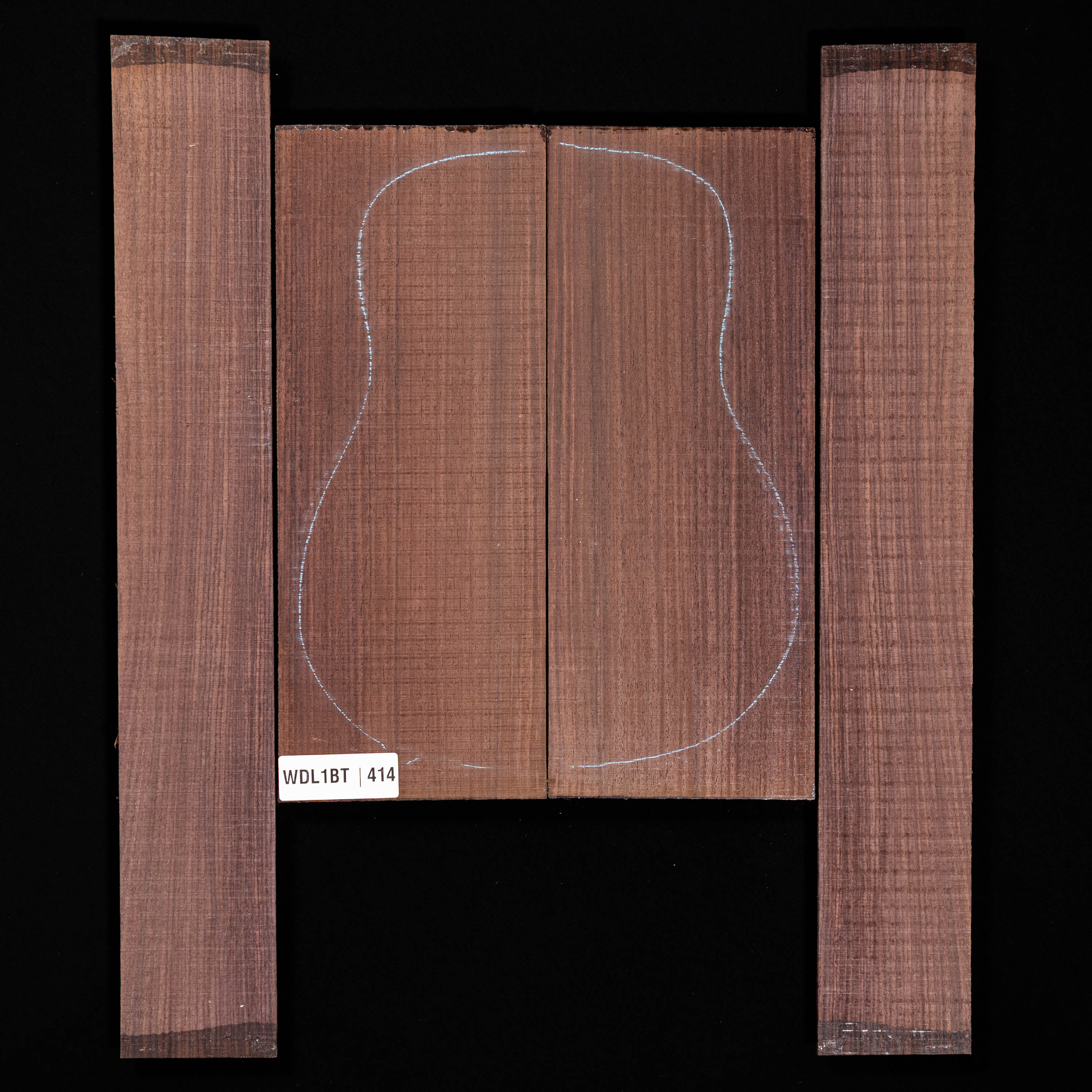 Set mit Boden&nbsp;+ Zargen aus Ostindischem Palisander&nbsp;– 414