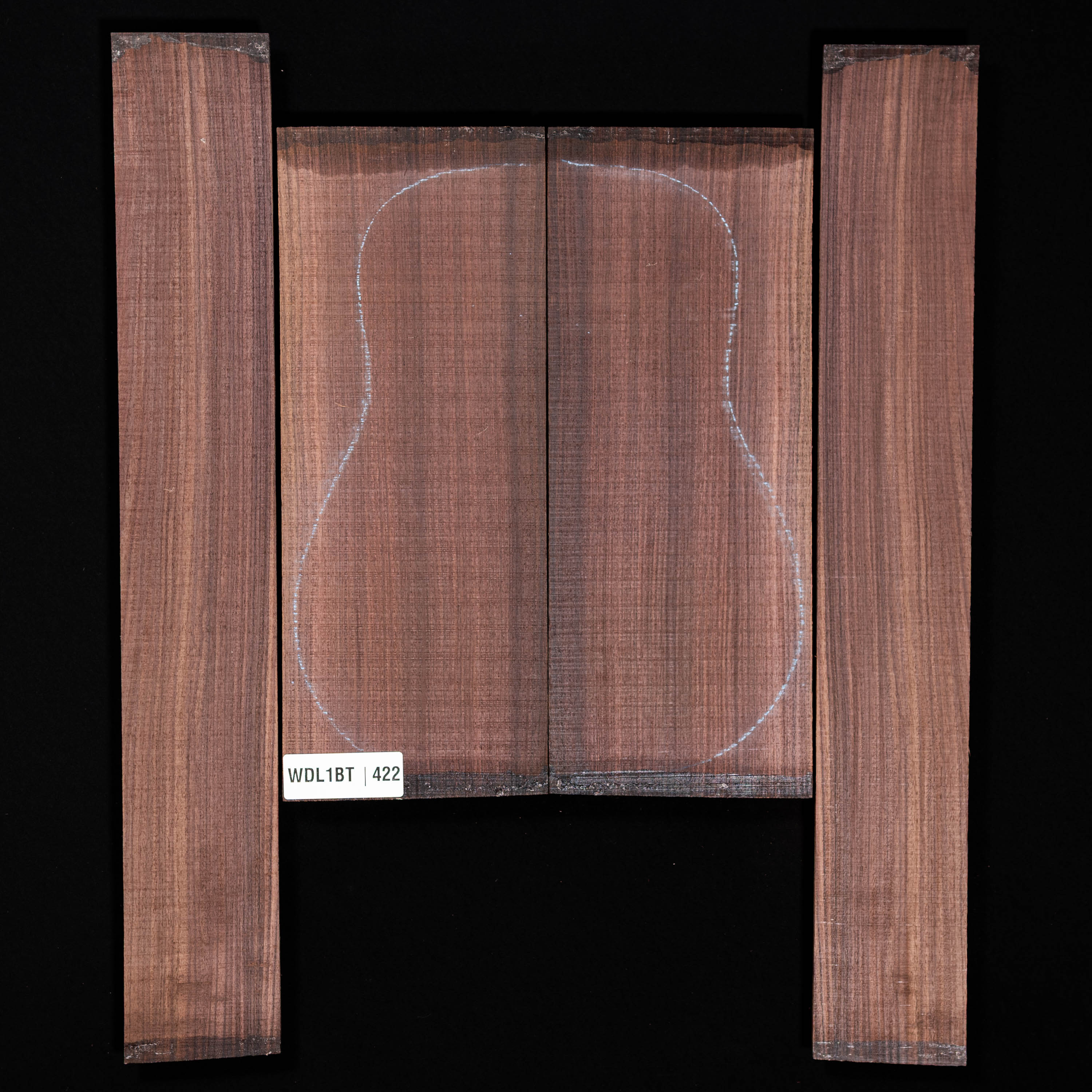 Set mit Boden&nbsp;+ Zargen aus Ostindischem Palisander&nbsp;– 422