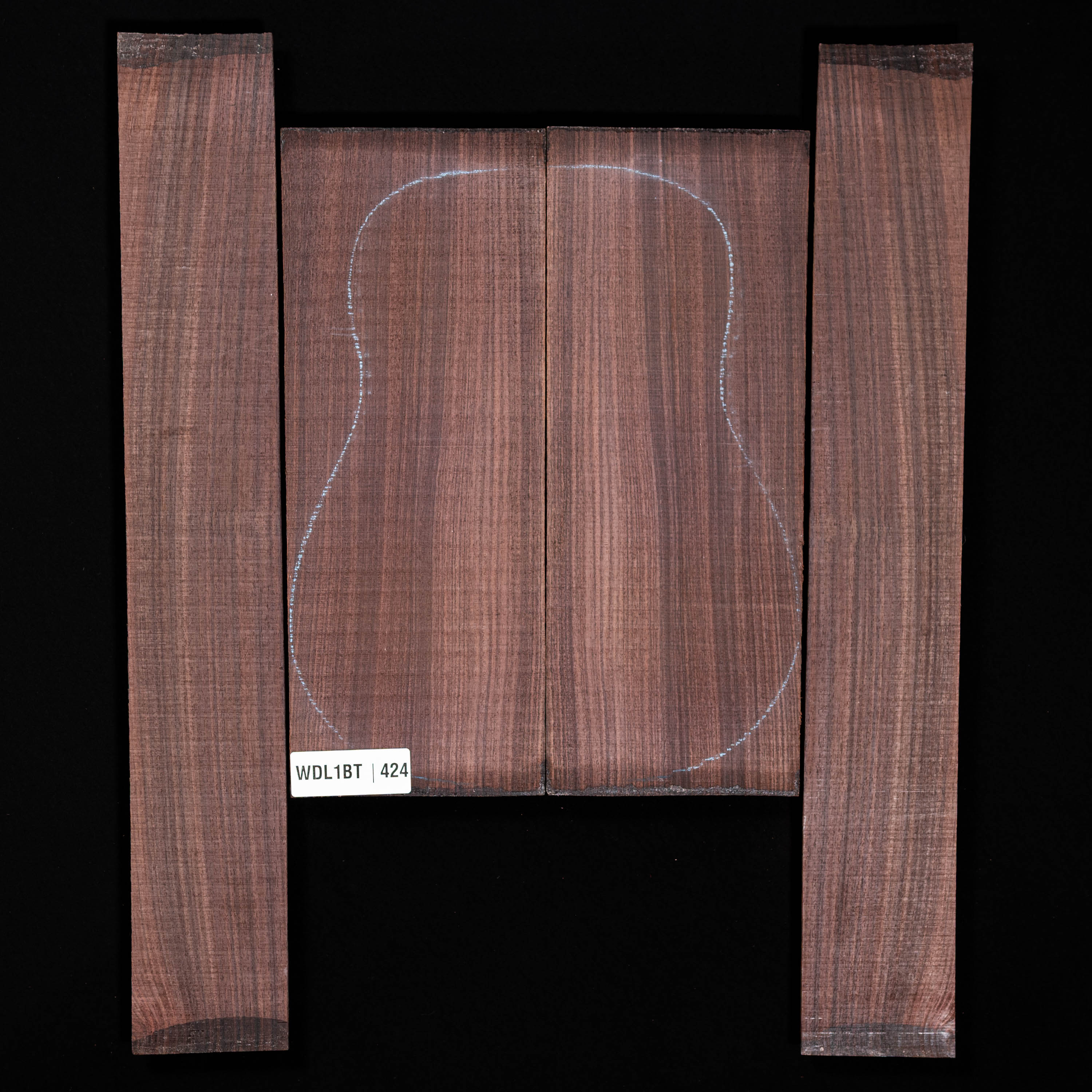 Set mit Boden&nbsp;+ Zargen aus Ostindischem Palisander&nbsp;– 424