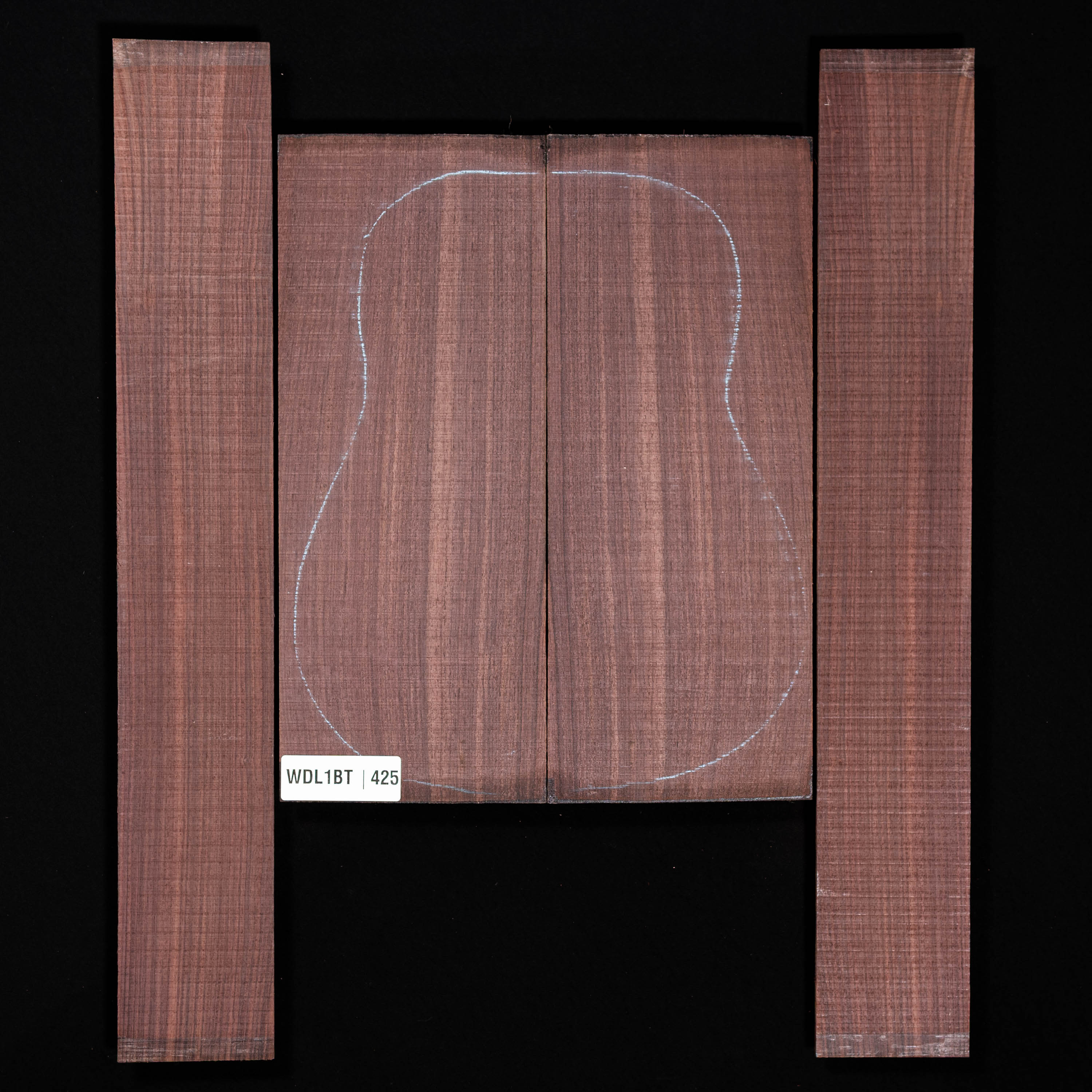 Set mit Boden&nbsp;+ Zargen aus Ostindischem Palisander&nbsp;– 425