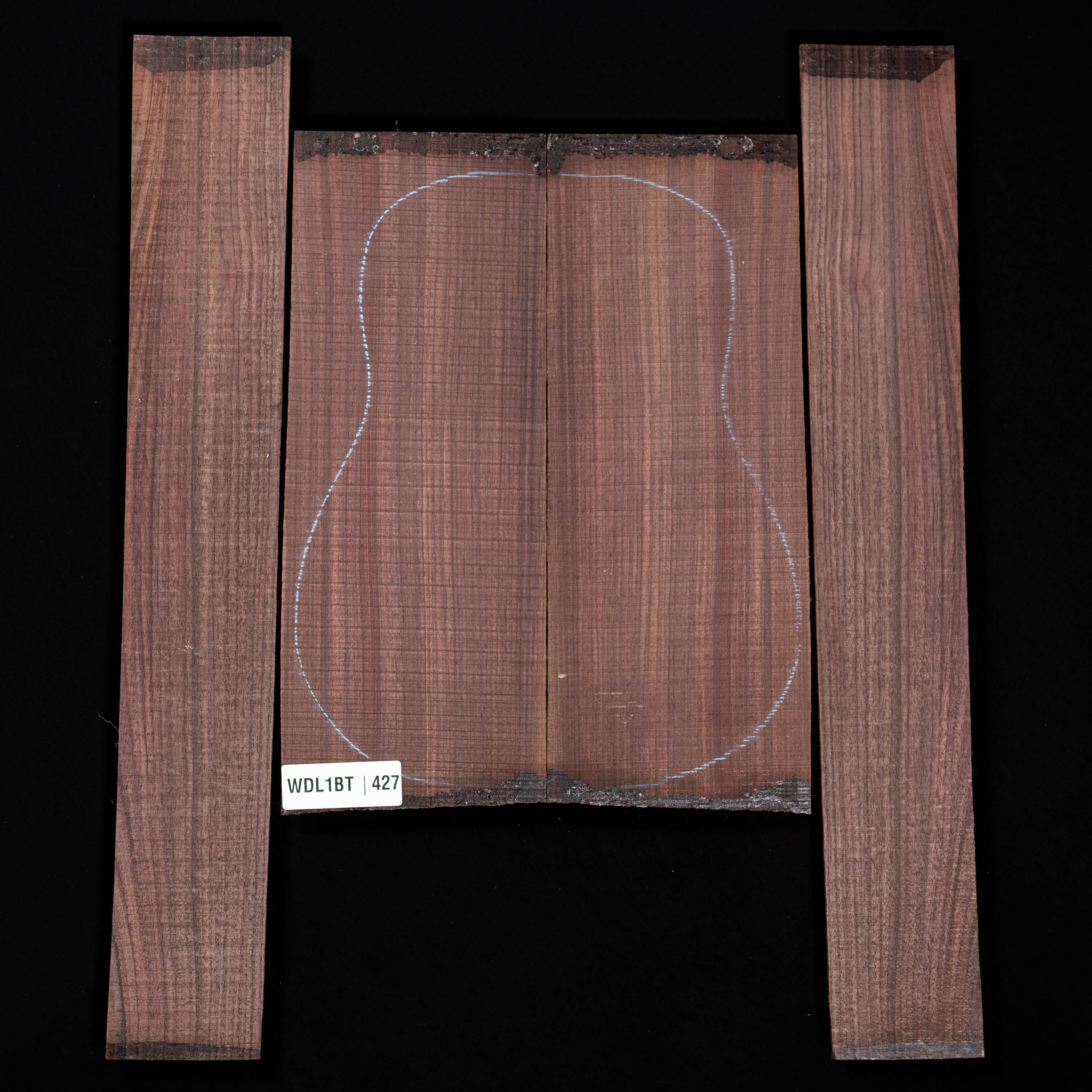 Set mit Boden&nbsp;+ Zargen aus Ostindischem Palisander&nbsp;– 427