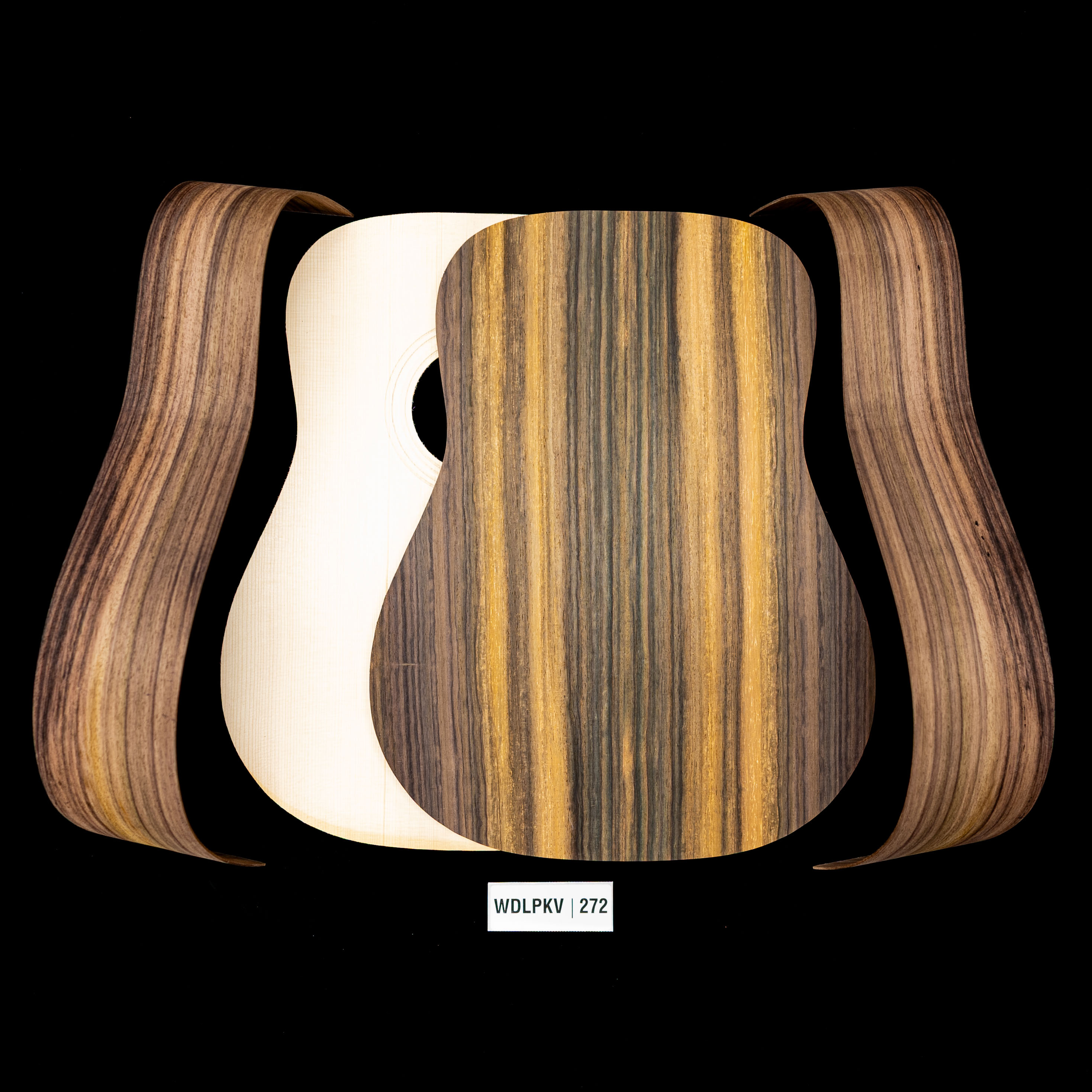 WoodStax Wild Grain Rosewood Dreadnought Kit, Bolt-on Neck - 272