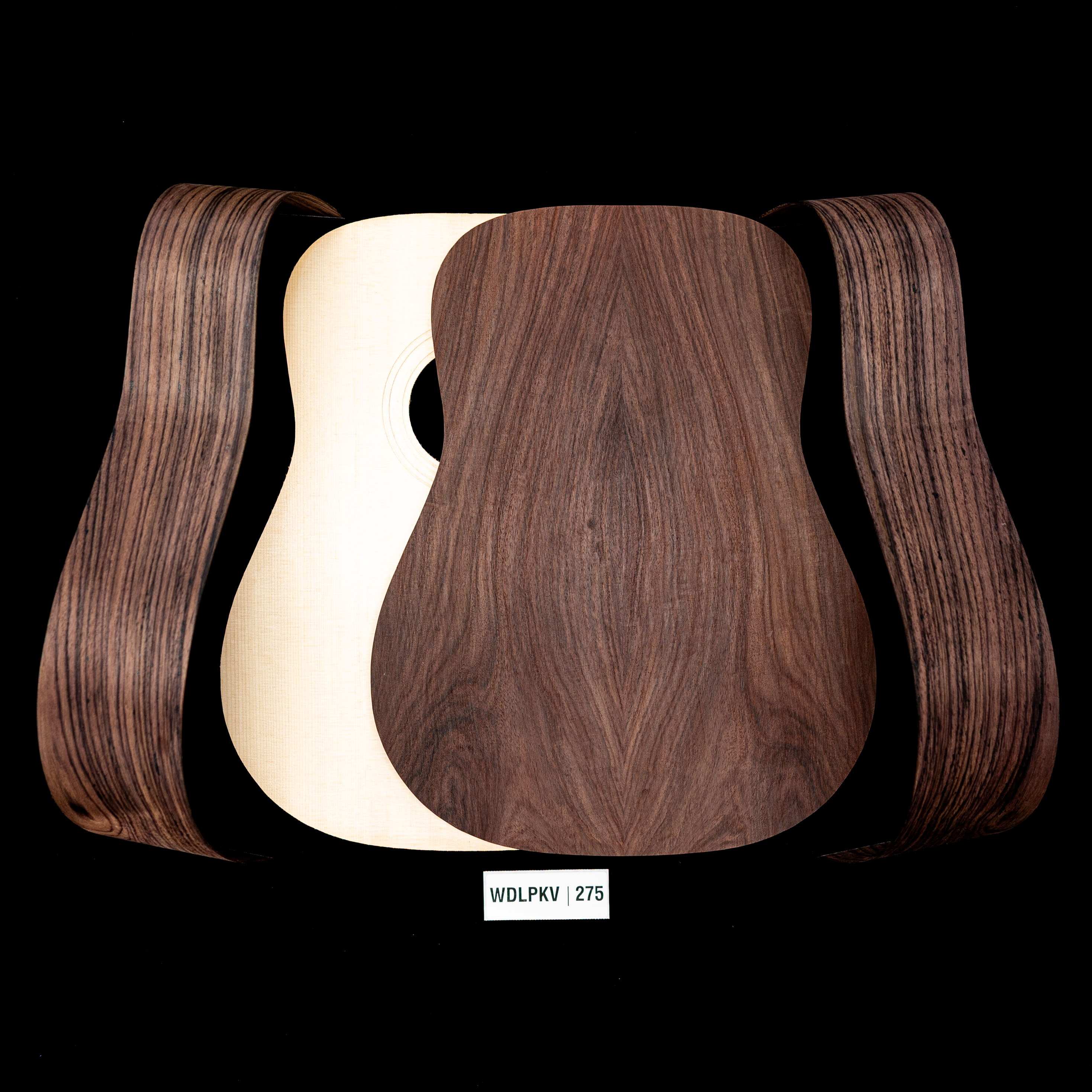 WoodStax Wild Grain Rosewood Dreadnought Kit, Bolt-on Neck - 275