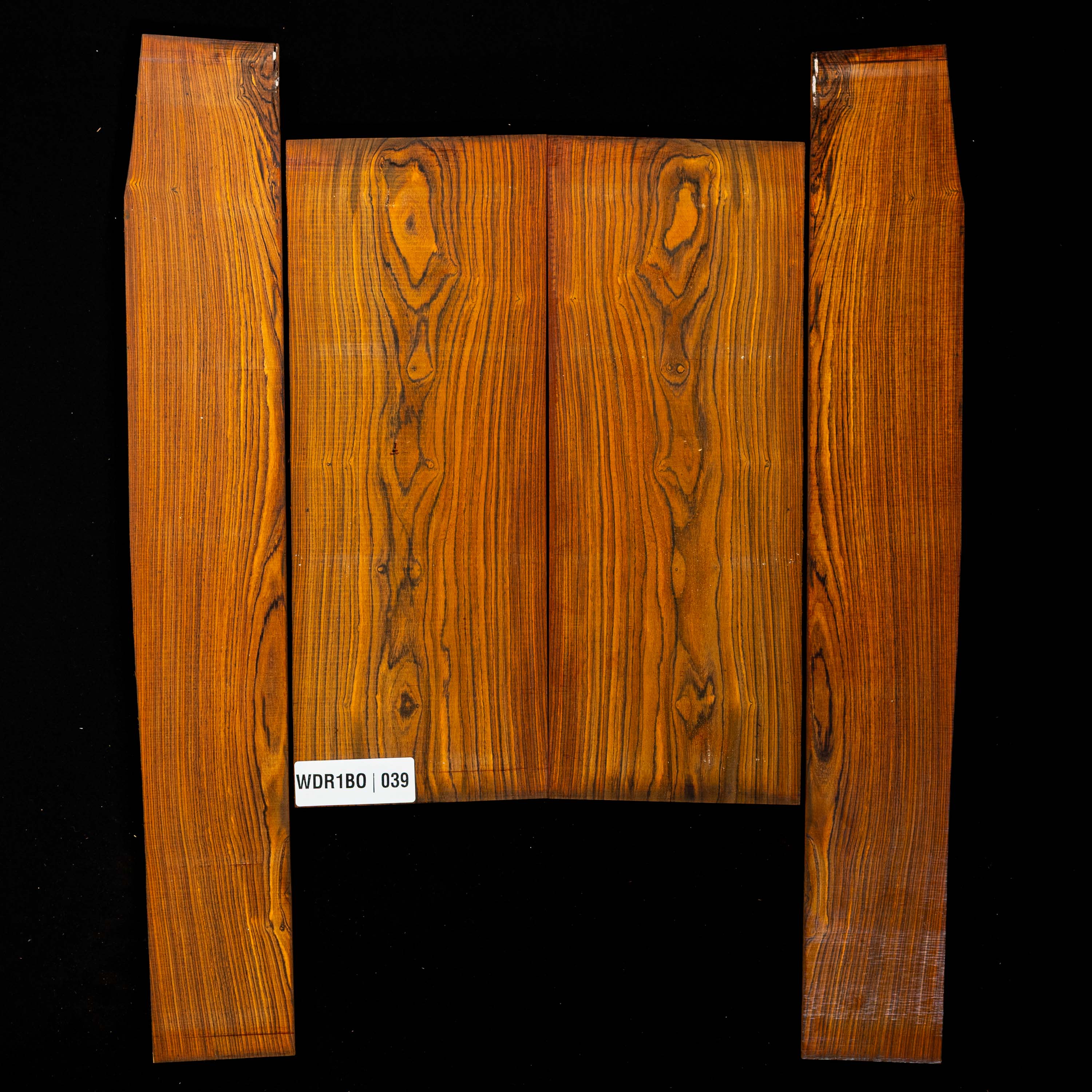 Cocobolo Rücken- und Zargen-Set – 039